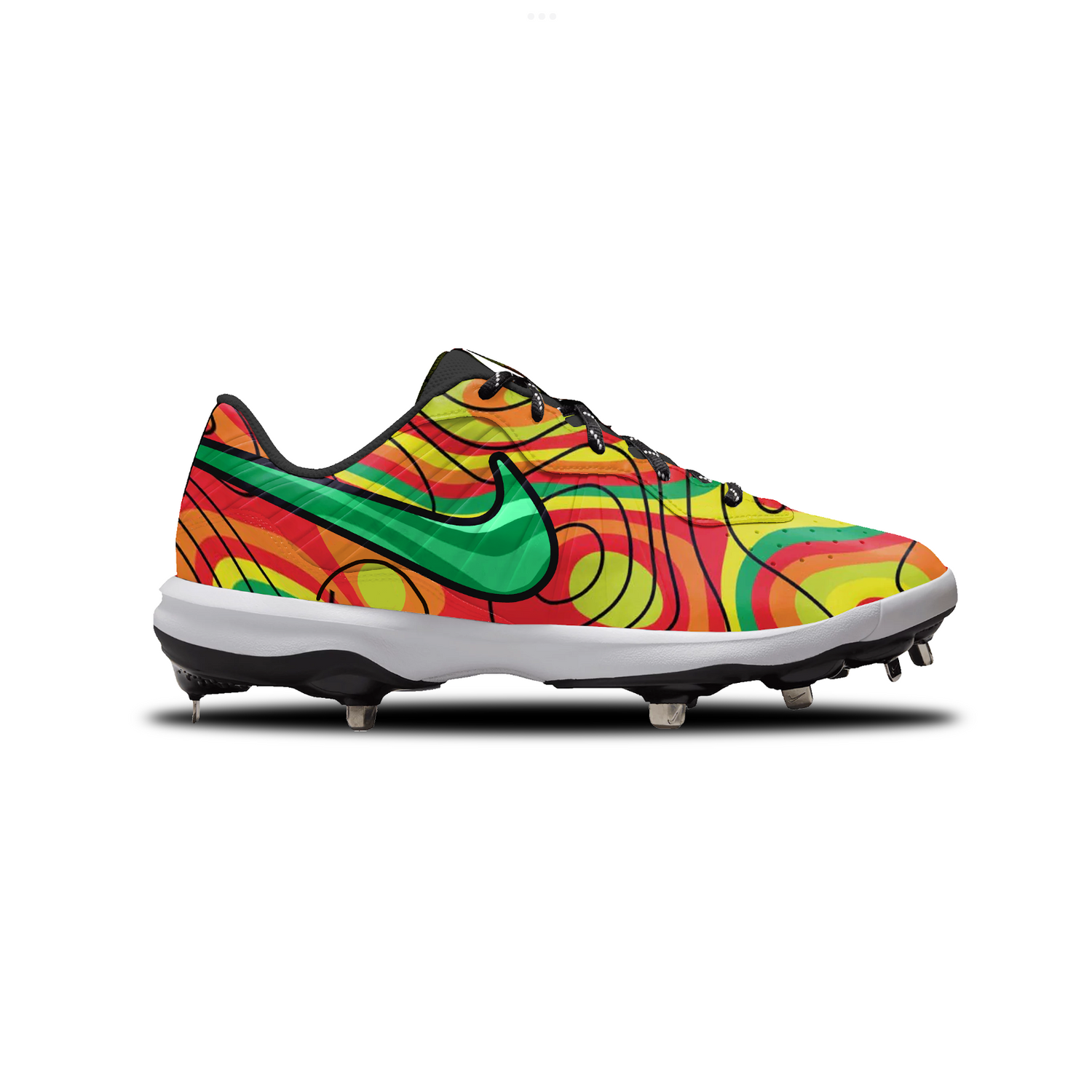 Weatherman Nike Alpha Huarache Varsity 4 Low Cleats