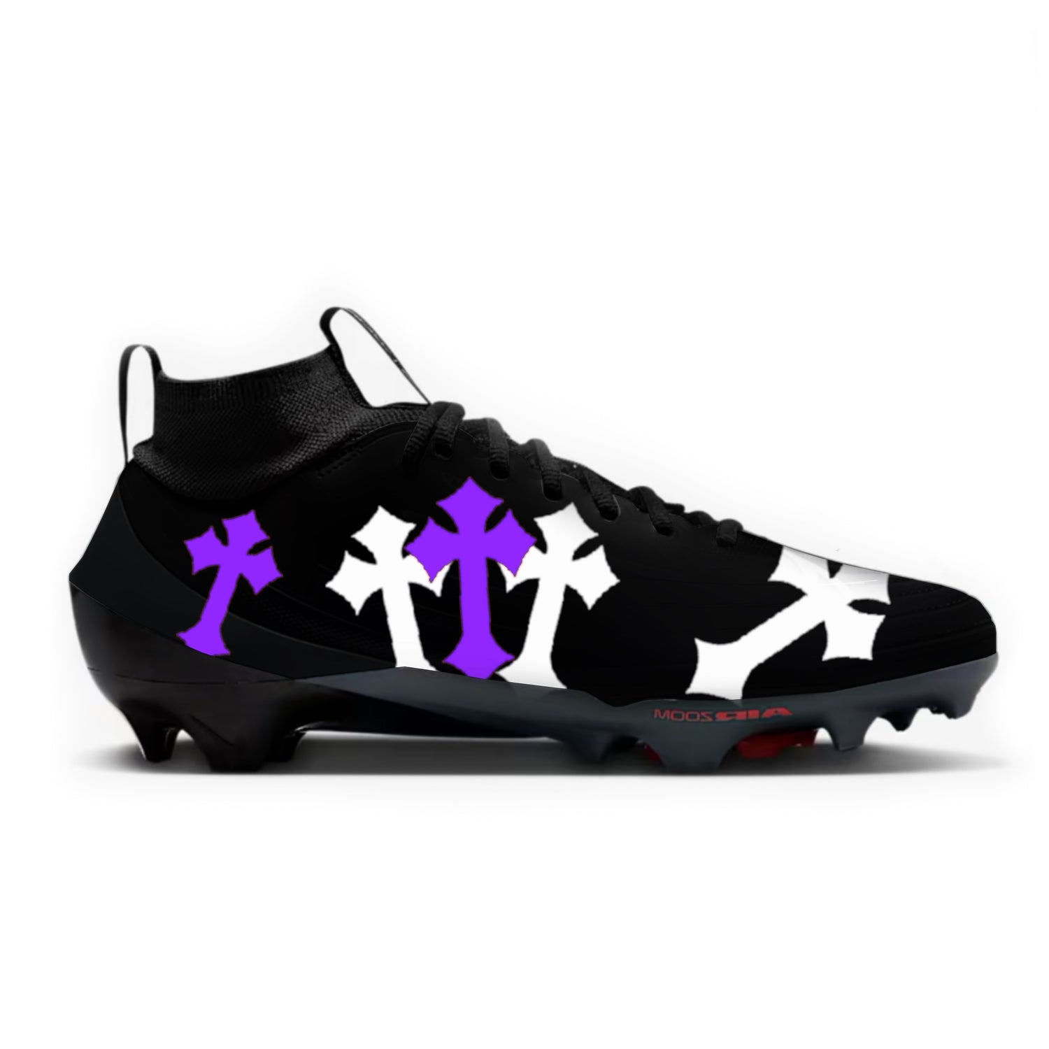 Black Cross Nike Vapor Edge Pro 1 Cleats