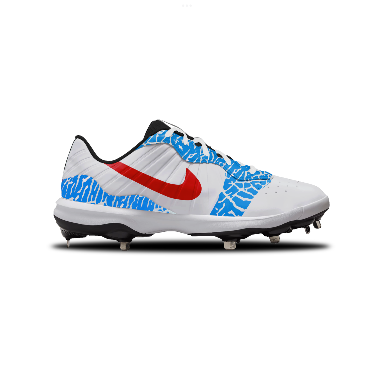 Elephant Nike Alpha Huarache Varsity 4 Low Cleats