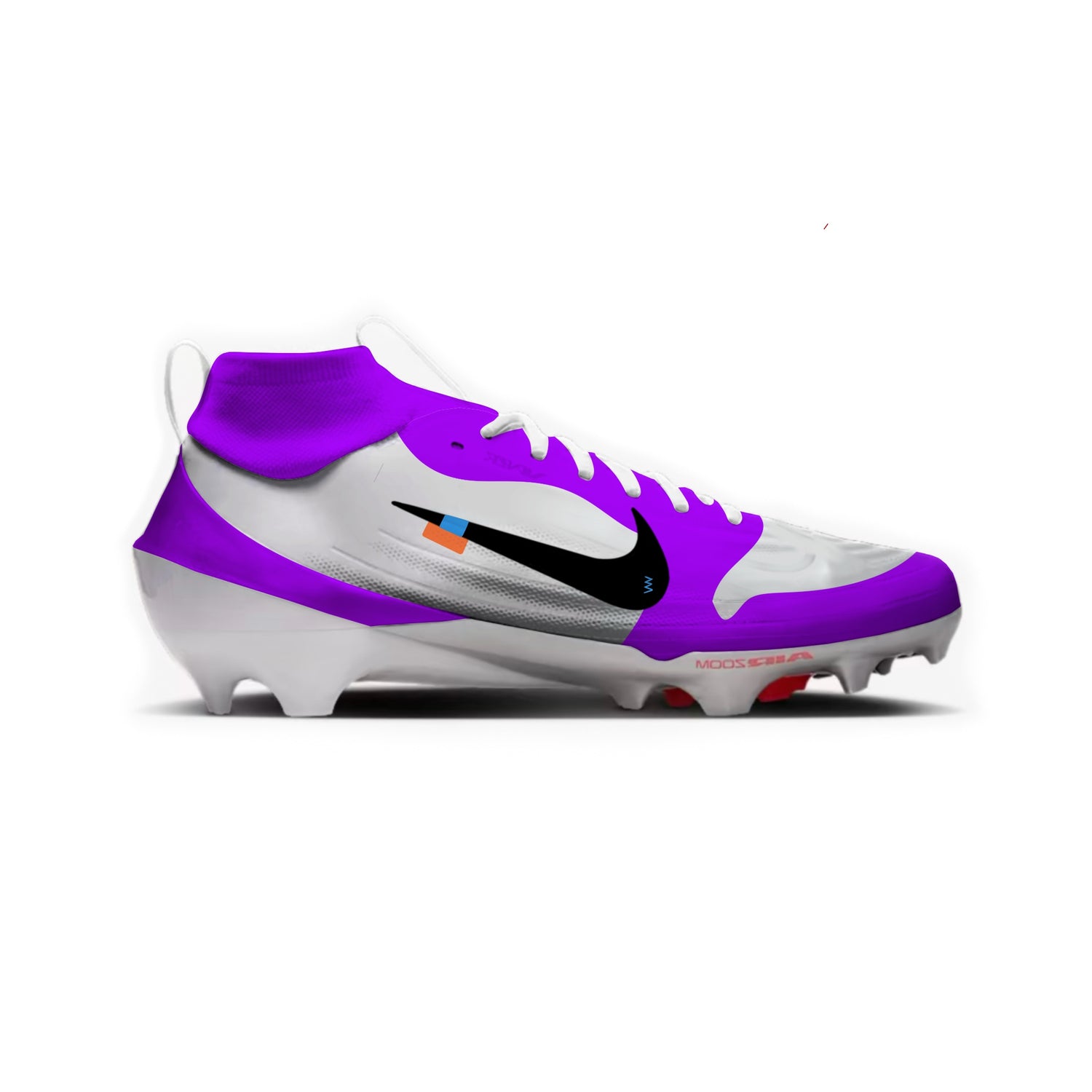 OW Jordan 1 Nike Vapor Edge Pro 1 Cleats