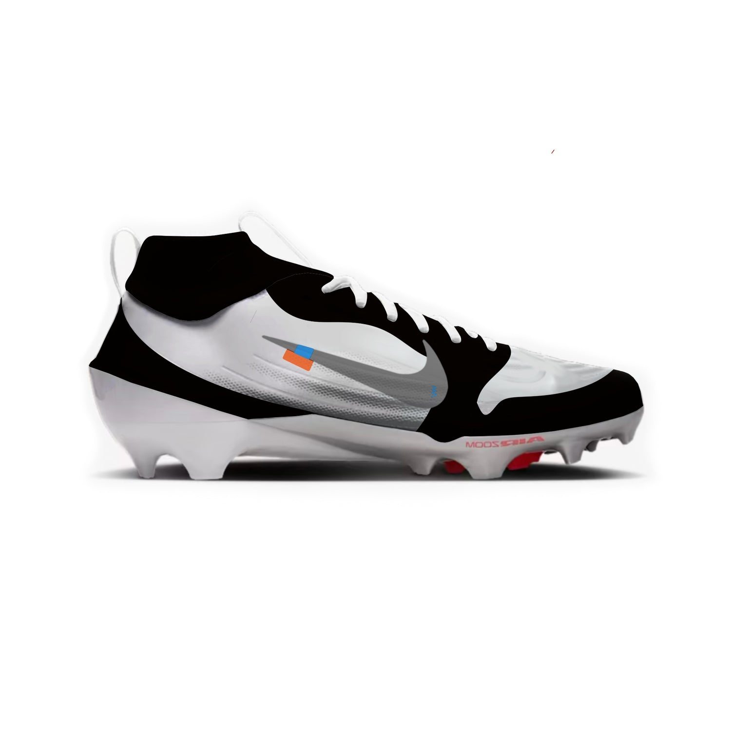OW Jordan 1 Nike Vapor Edge Pro 1 Cleats