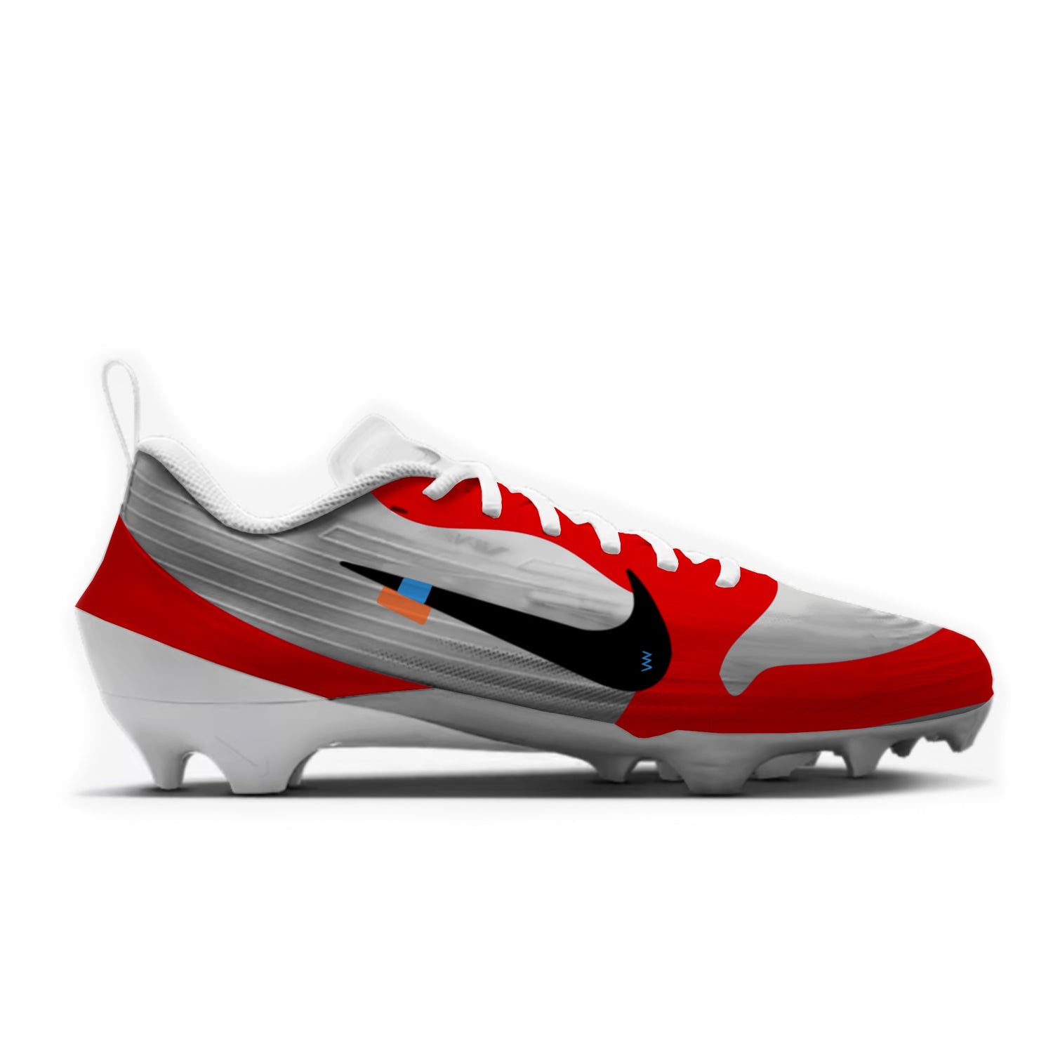 OW Jordan 1 Nike Vapor Edge Pro 1 Cleats