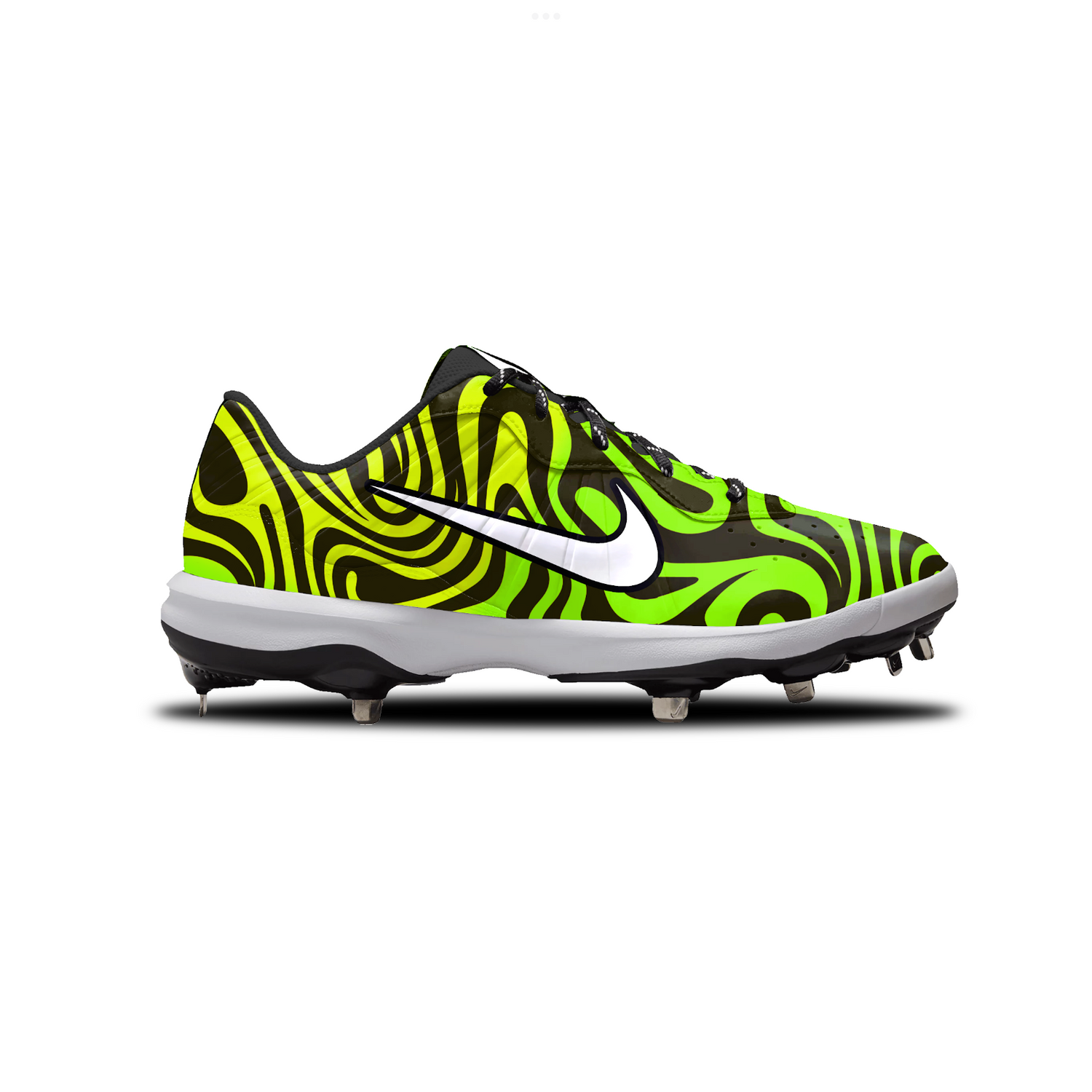 Psych Mag Nike Alpha Huarache Varsity 4 Low Cleats