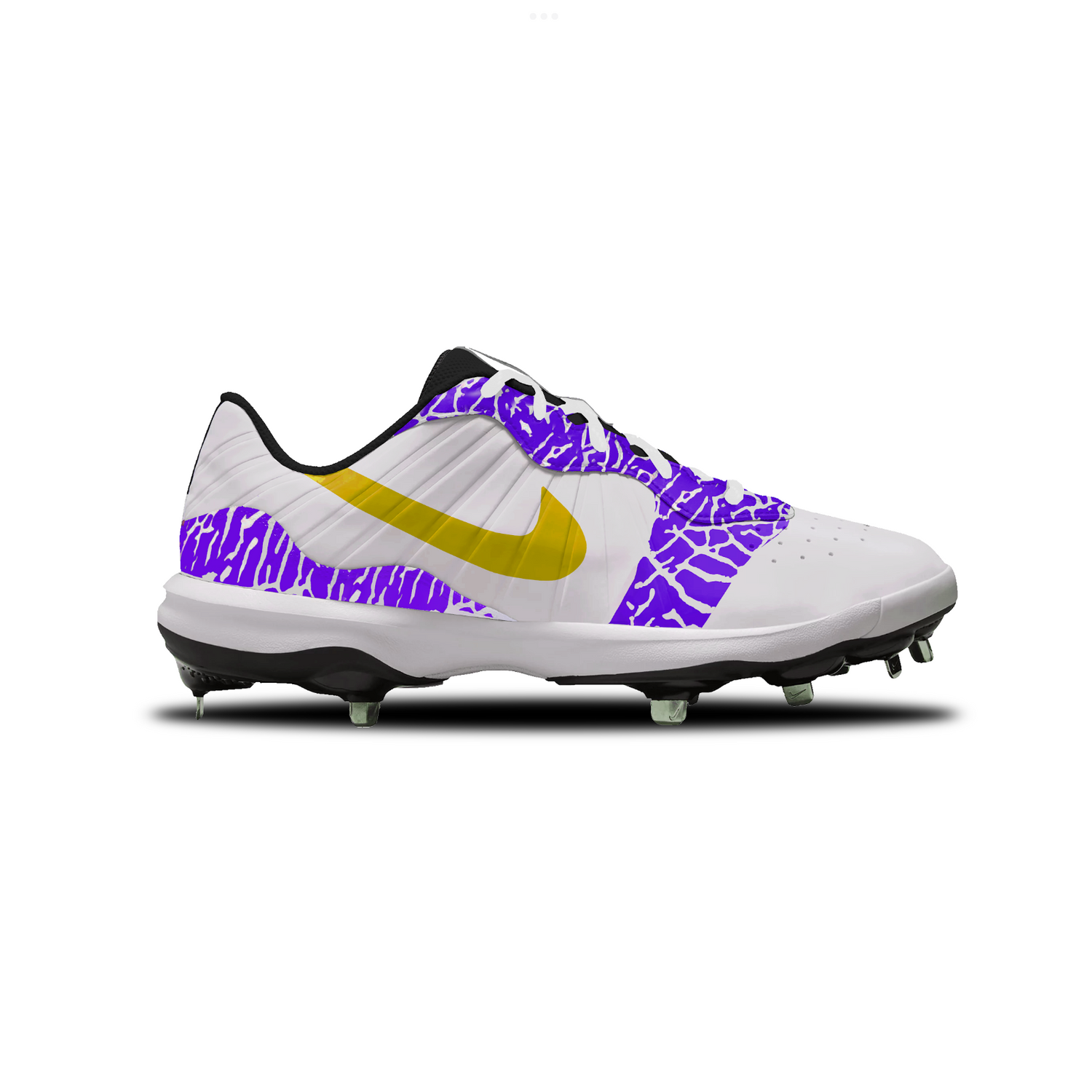 Elephant Nike Alpha Huarache Varsity 4 Low Cleats