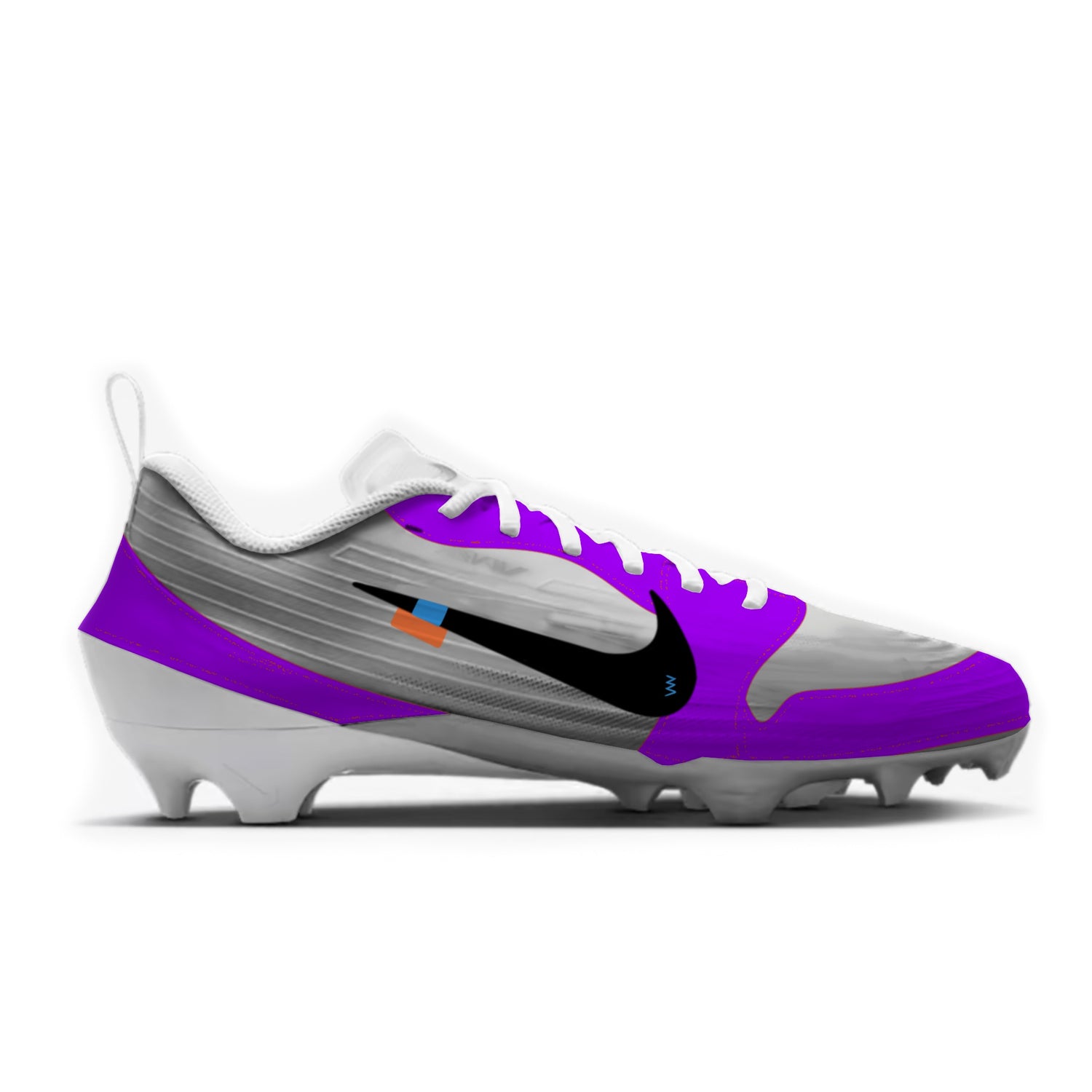 OW Jordan 1 Nike Vapor Edge Pro 1 Cleats