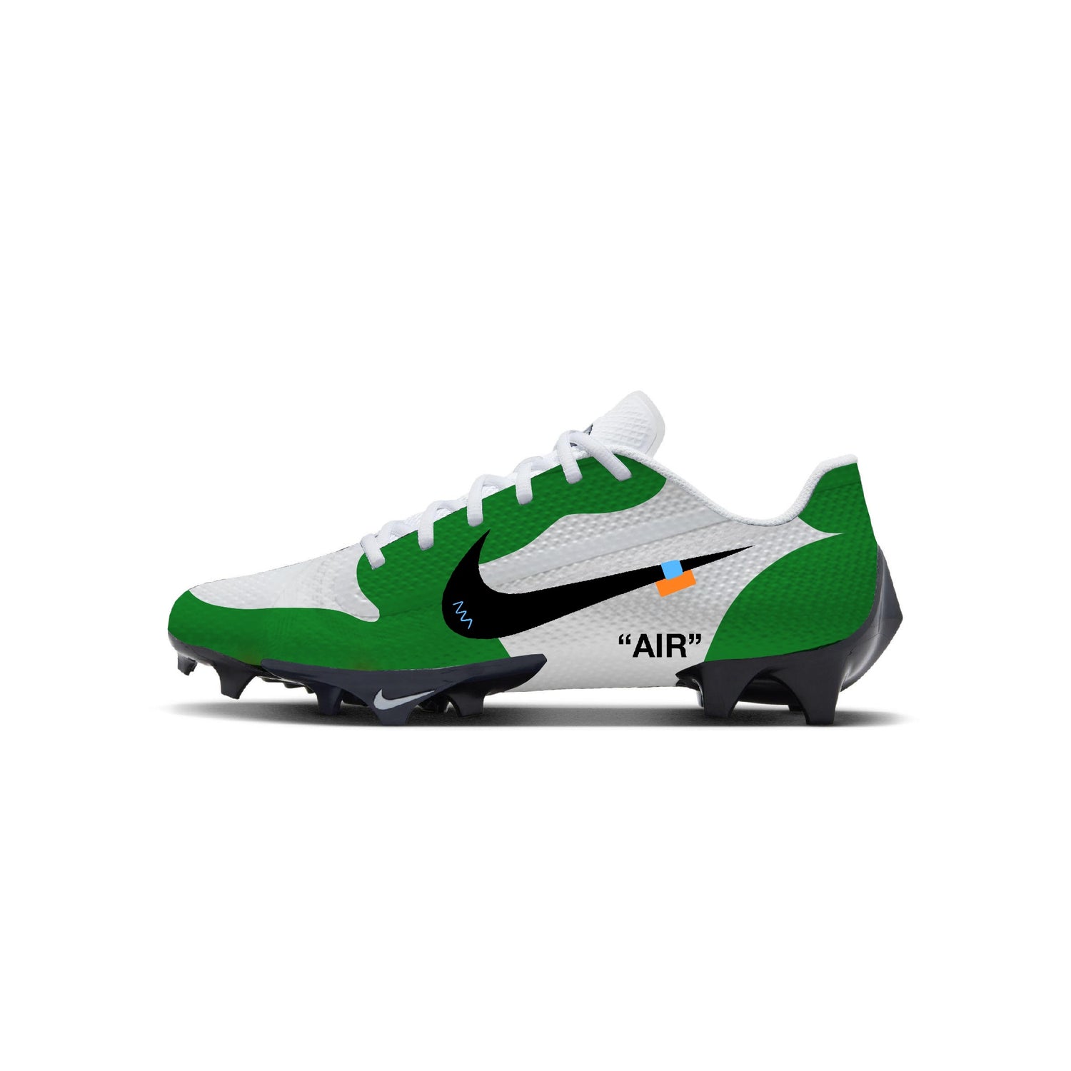 OW Jordan 1 Nike Vapor Edge Pro 1 Cleats