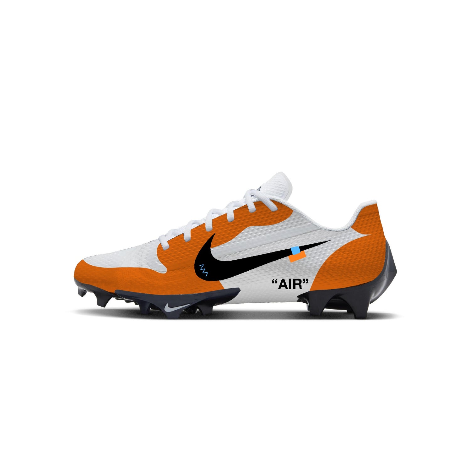 OW Jordan 1 Nike Vapor Edge Pro 1 Cleats