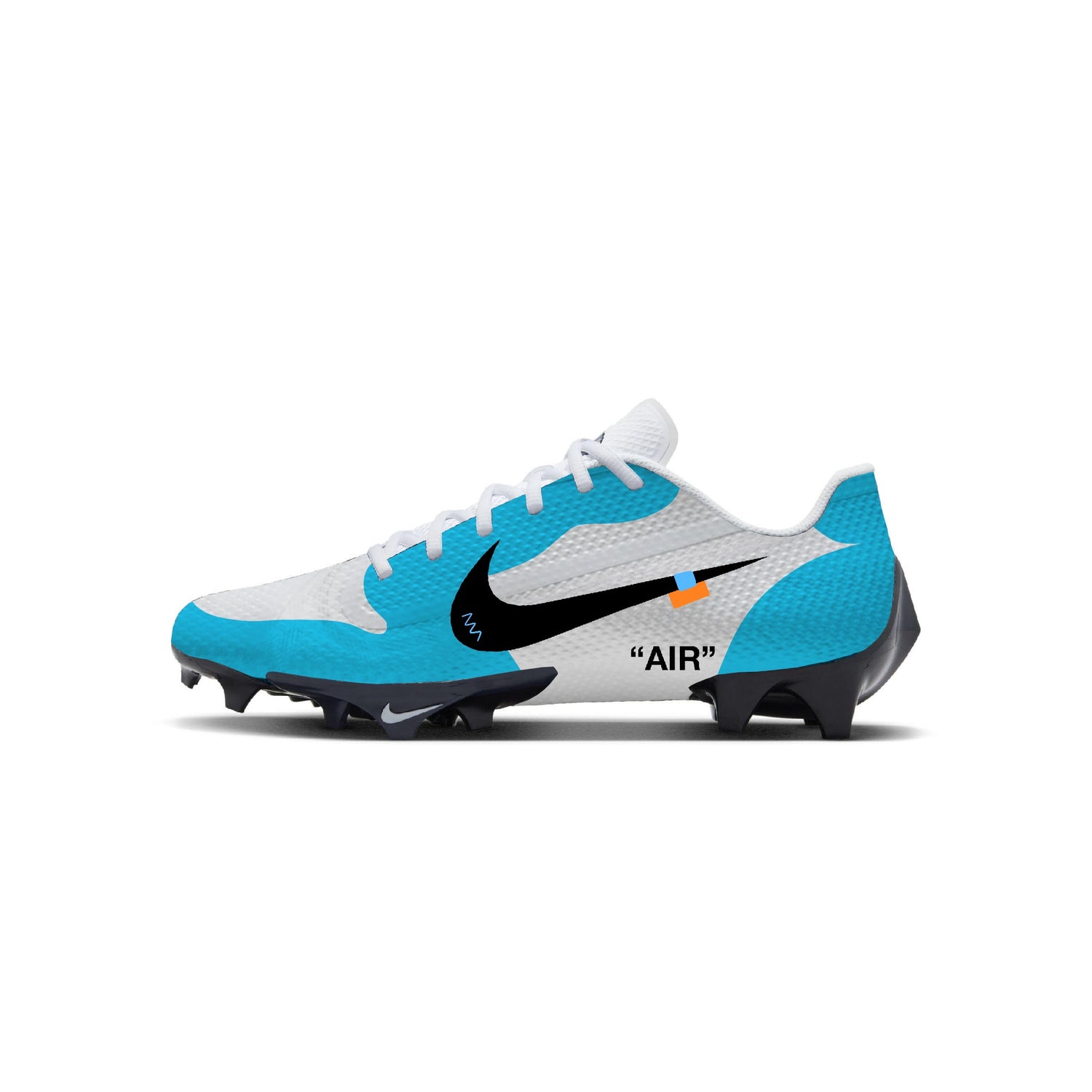 OW Jordan 1 Nike Vapor Edge Pro 1 Cleats