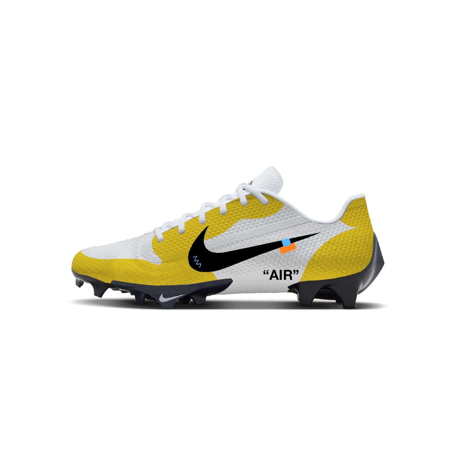 OW Jordan 1 Nike Vapor Edge Pro 1 Cleats