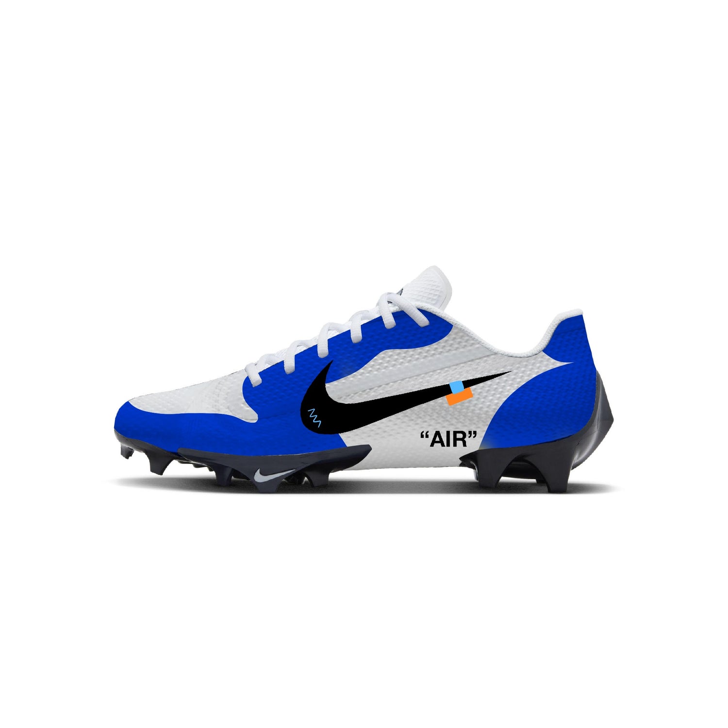 OW Jordan 1 Nike Vapor Edge Pro 1 Cleats