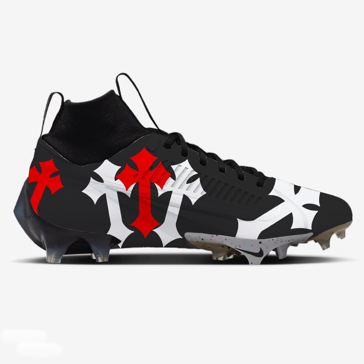 Black Cross Nike Vapor Edge Pro 1 Cleats
