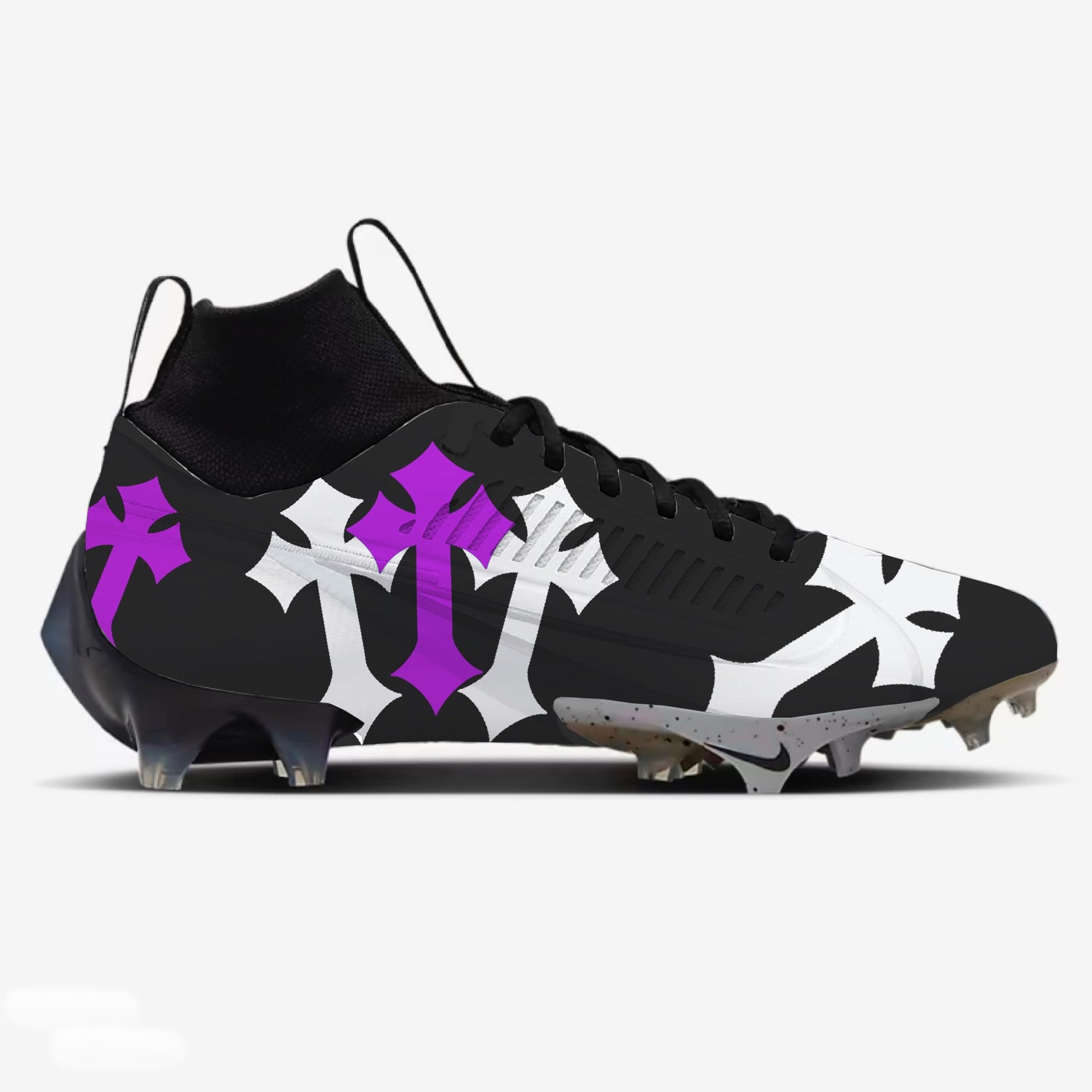 Black Cross Nike Vapor Edge Pro 1 Cleats