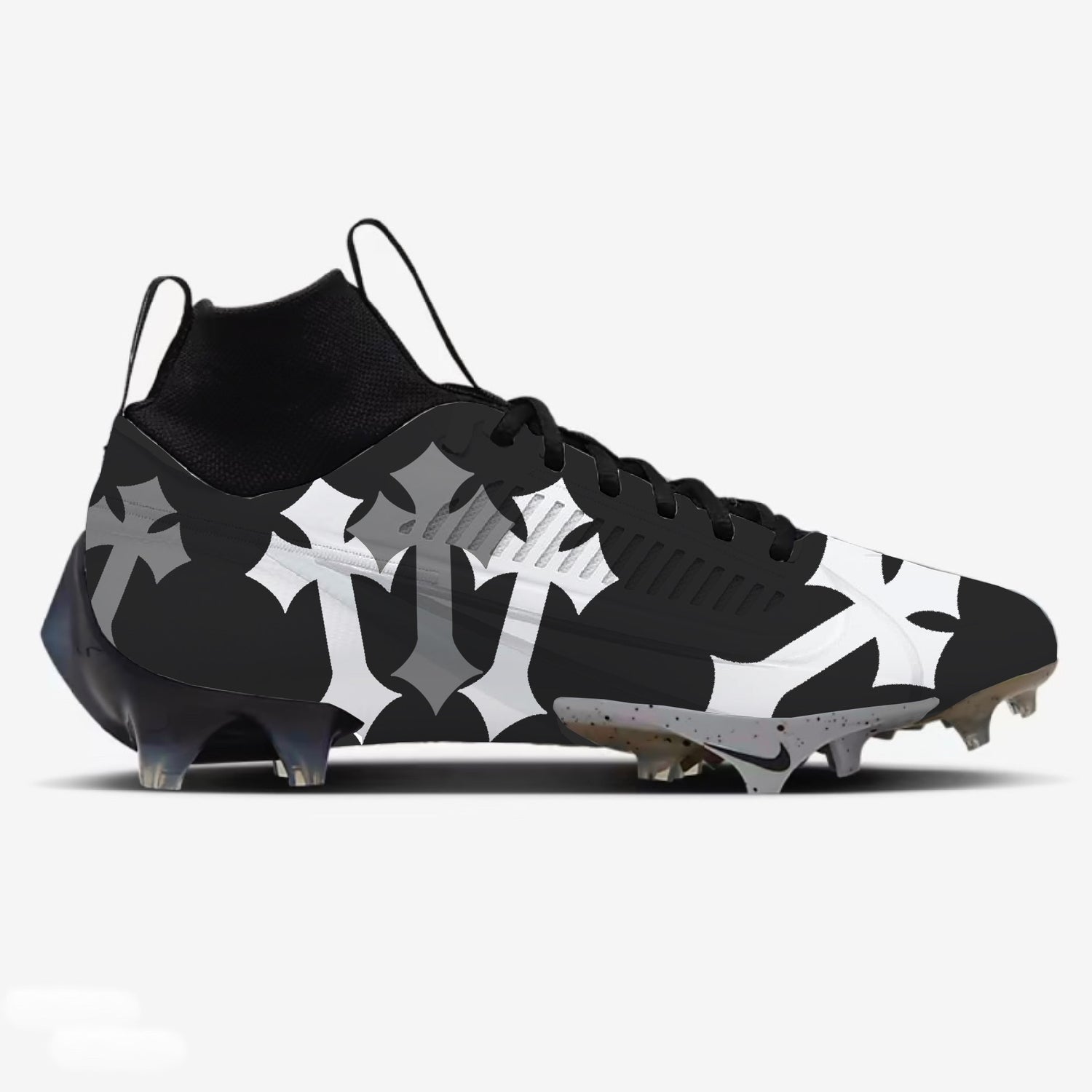Black Cross Nike Vapor Edge Pro 1 Cleats