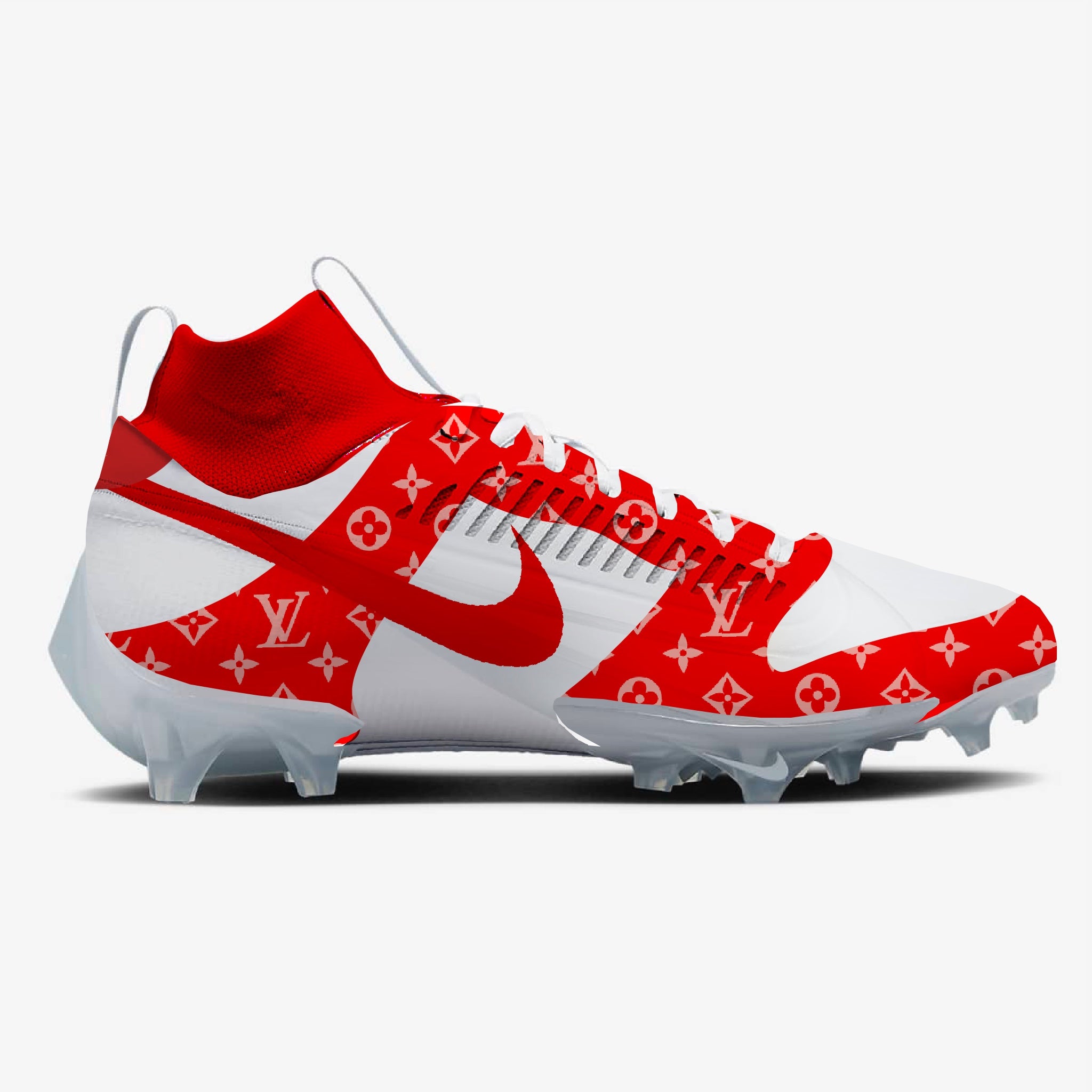 LV Nike Dunk Football Cleats Gridiron Cleats