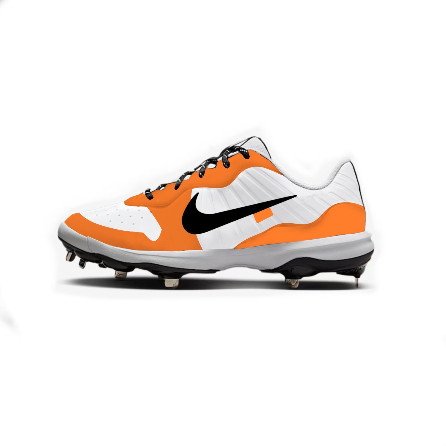 Jordan 1 OW Nike Alpha Huarache Varsity 4 Low Cleats