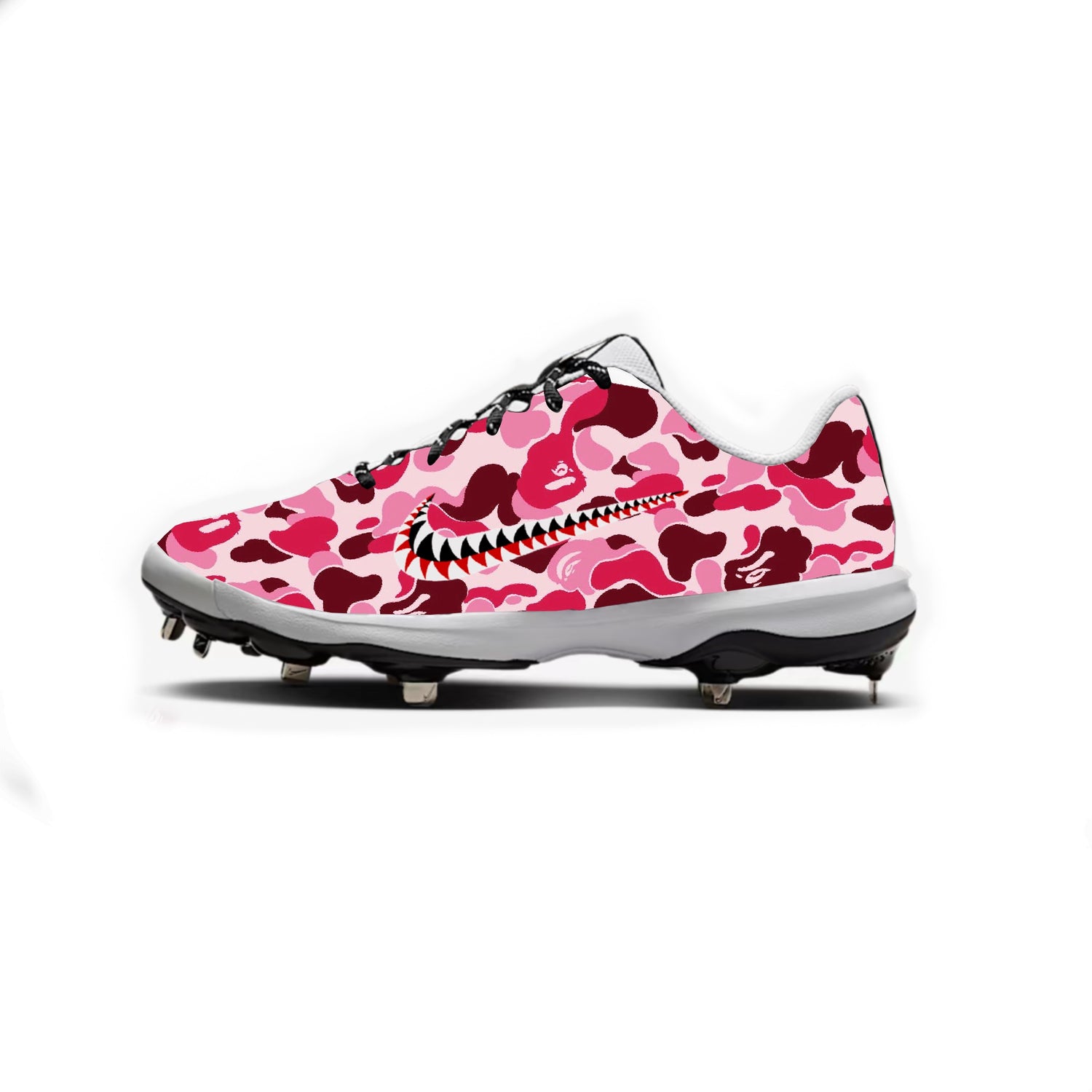 Camo Nike Alpha Huarache Varsity 4 Low Cleats