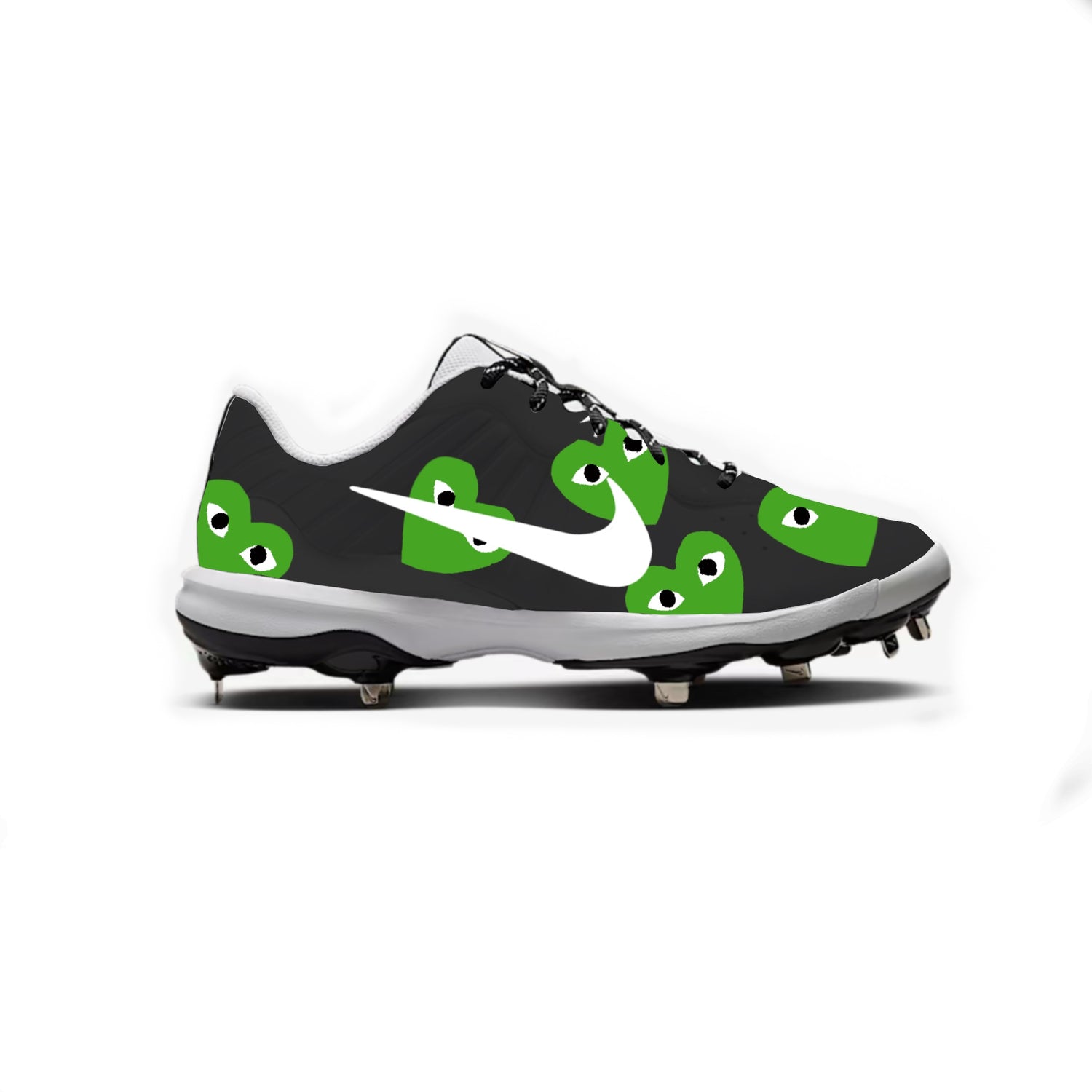 Heart Nike Alpha Huarache Varsity 4 Low Cleats