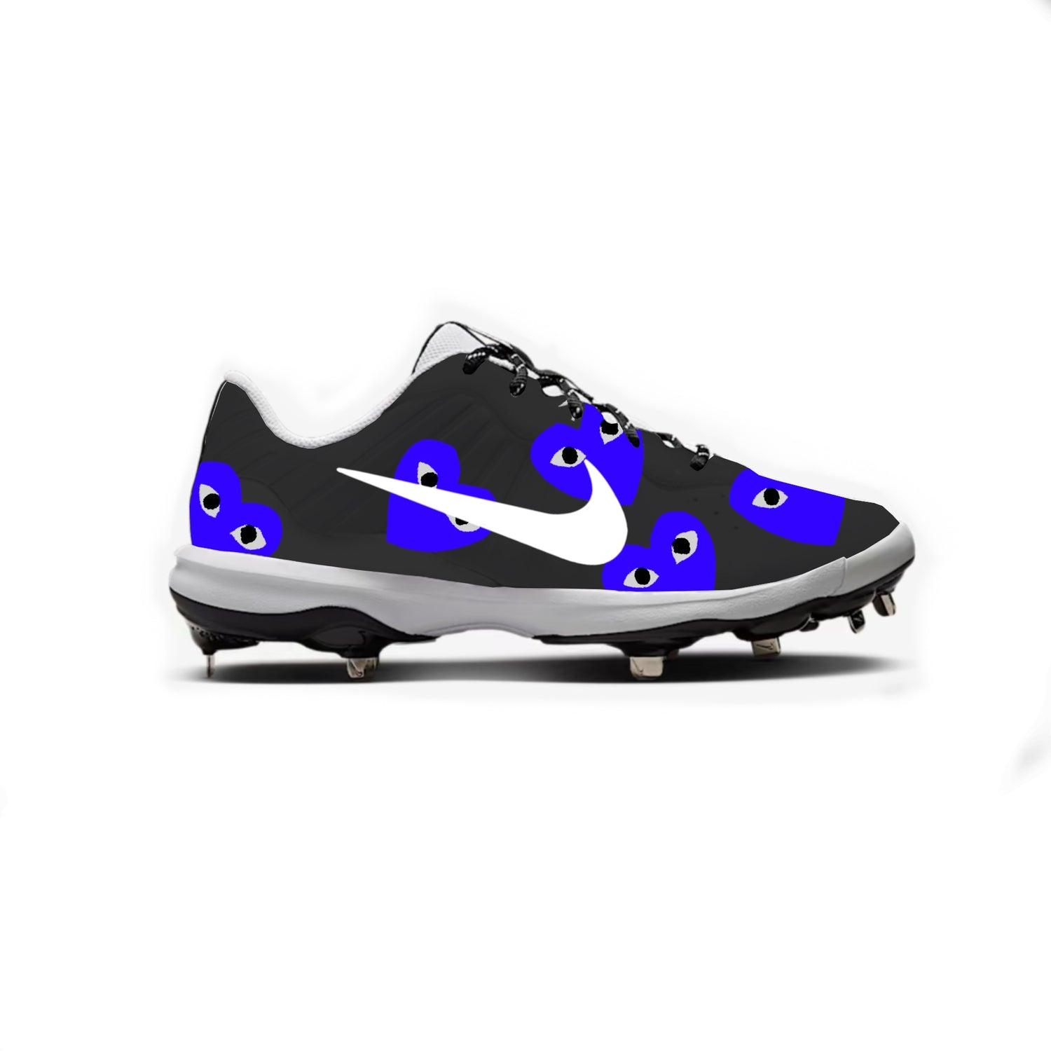 Heart Nike Alpha Huarache Varsity 4 Low Cleats