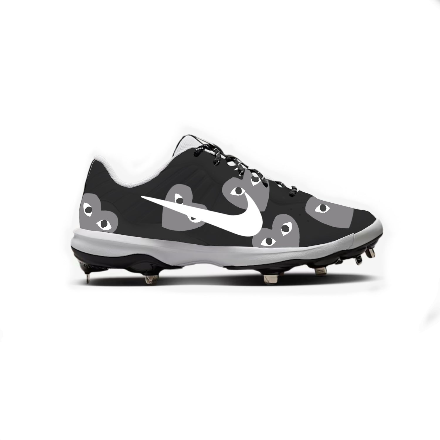 Heart Nike Alpha Huarache Varsity 4 Low Cleats