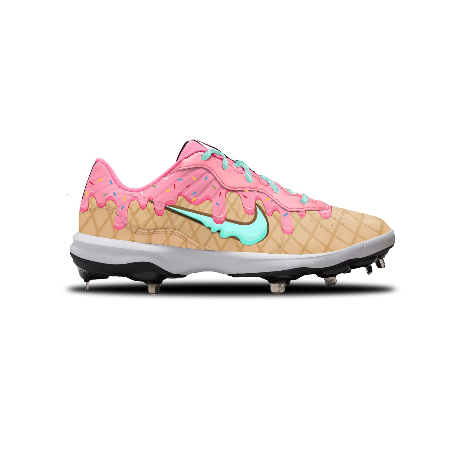 Ice Cream Nike Alpha Huarache Varsity 4 Low Cleats