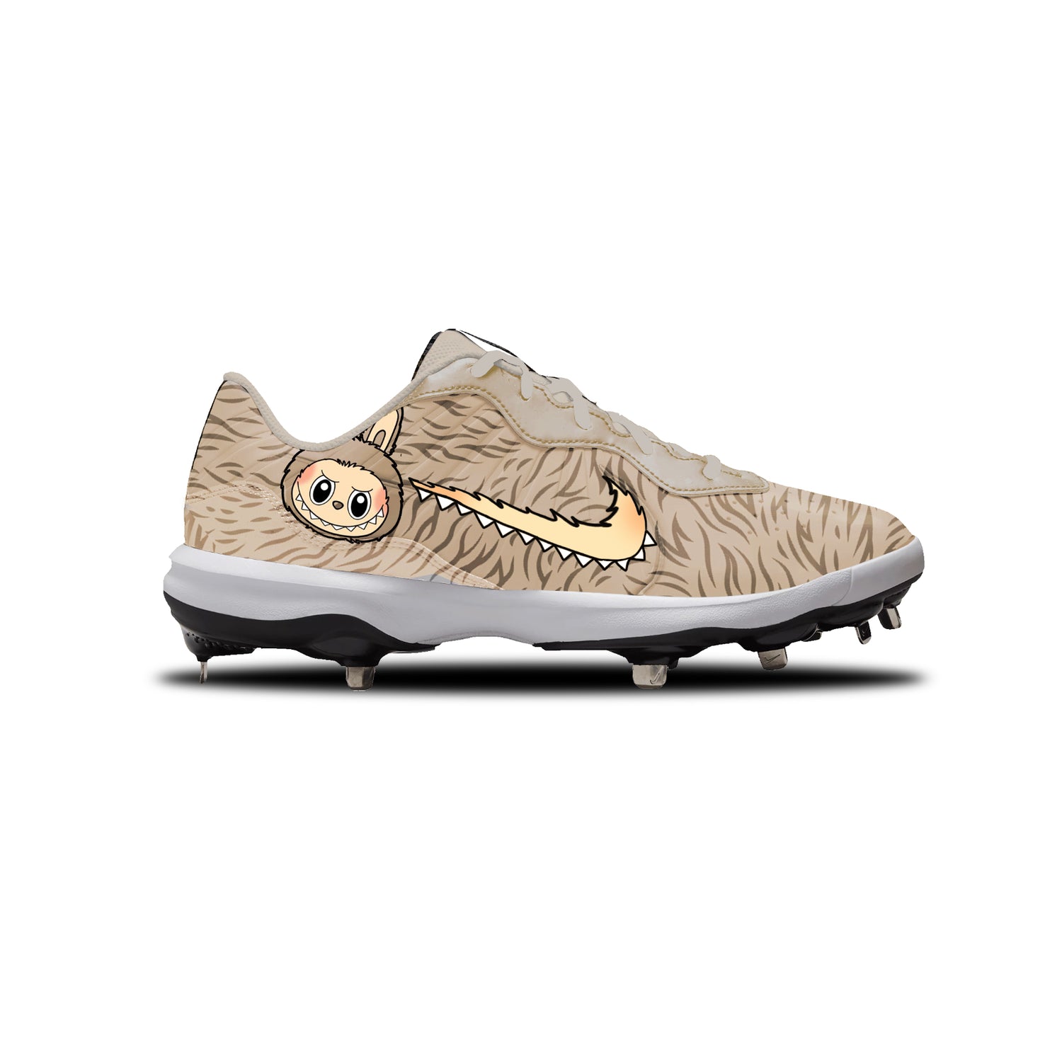 Little Monster Nike Alpha Huarache Varsity 4 Low Cleats