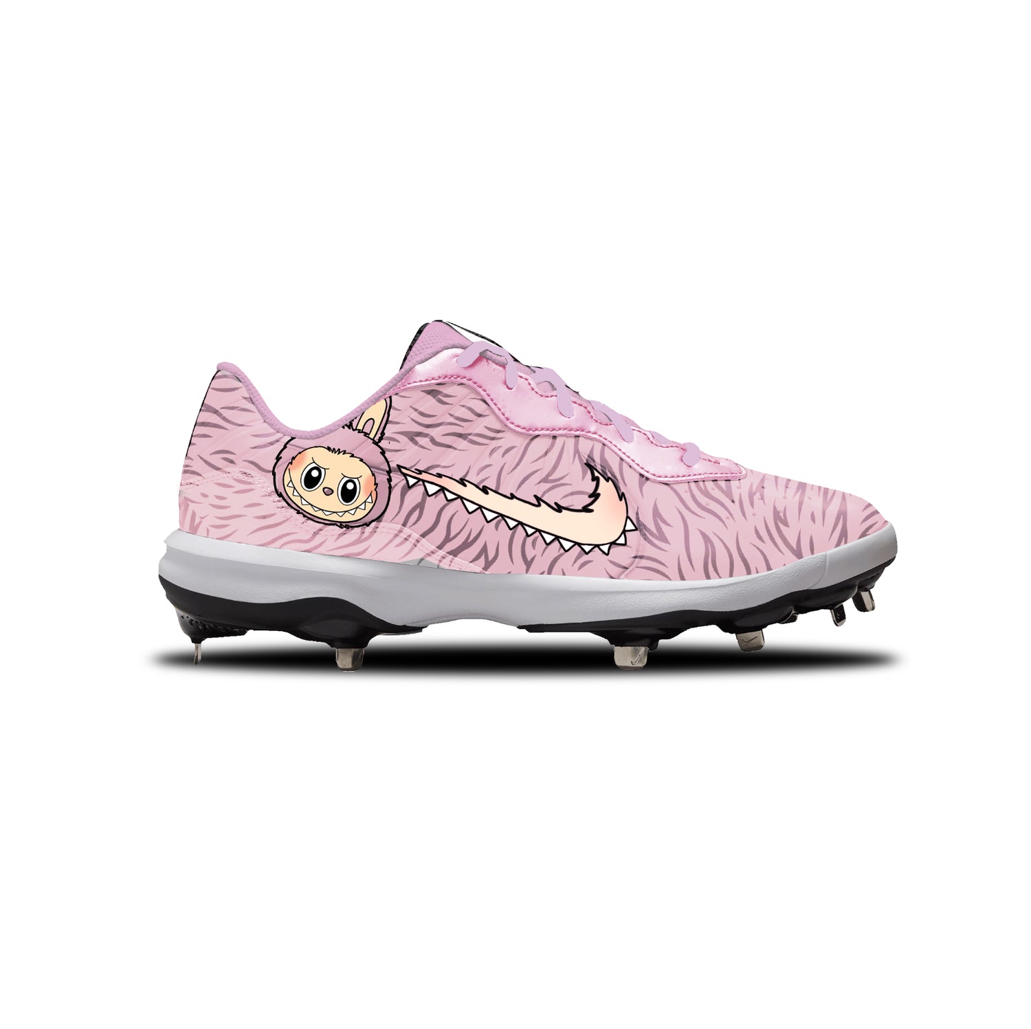 Little Monster Nike Alpha Huarache Varsity 4 Low Cleats