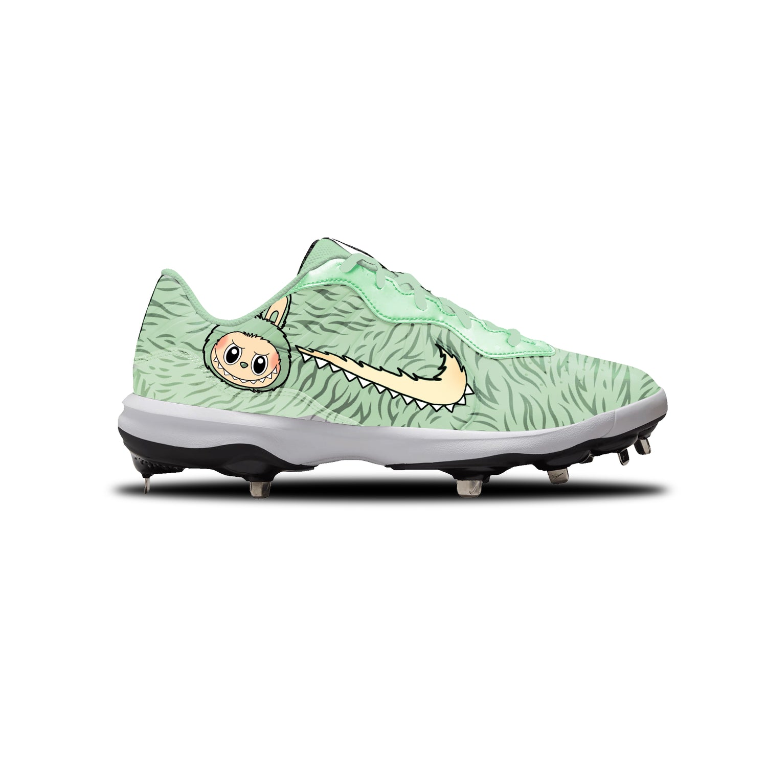 Little Monster Nike Alpha Huarache Varsity 4 Low Cleats