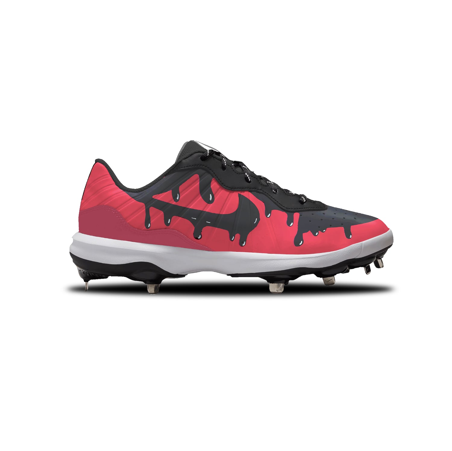 Slime Nike Alpha Huarache Varsity 4 Low Cleats