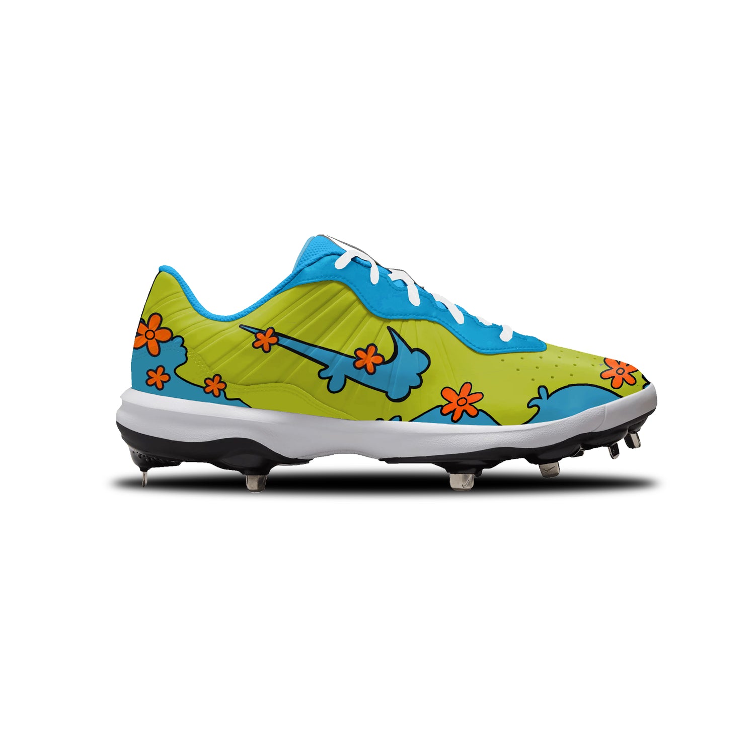 Scooby Nike Alpha Huarache Varsity 4 Low Cleats