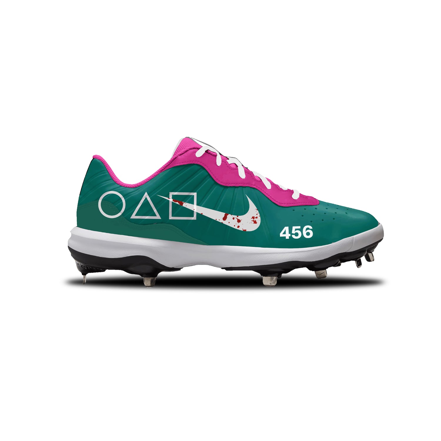 Squid Nike Alpha Huarache Varsity 4 Low Cleats