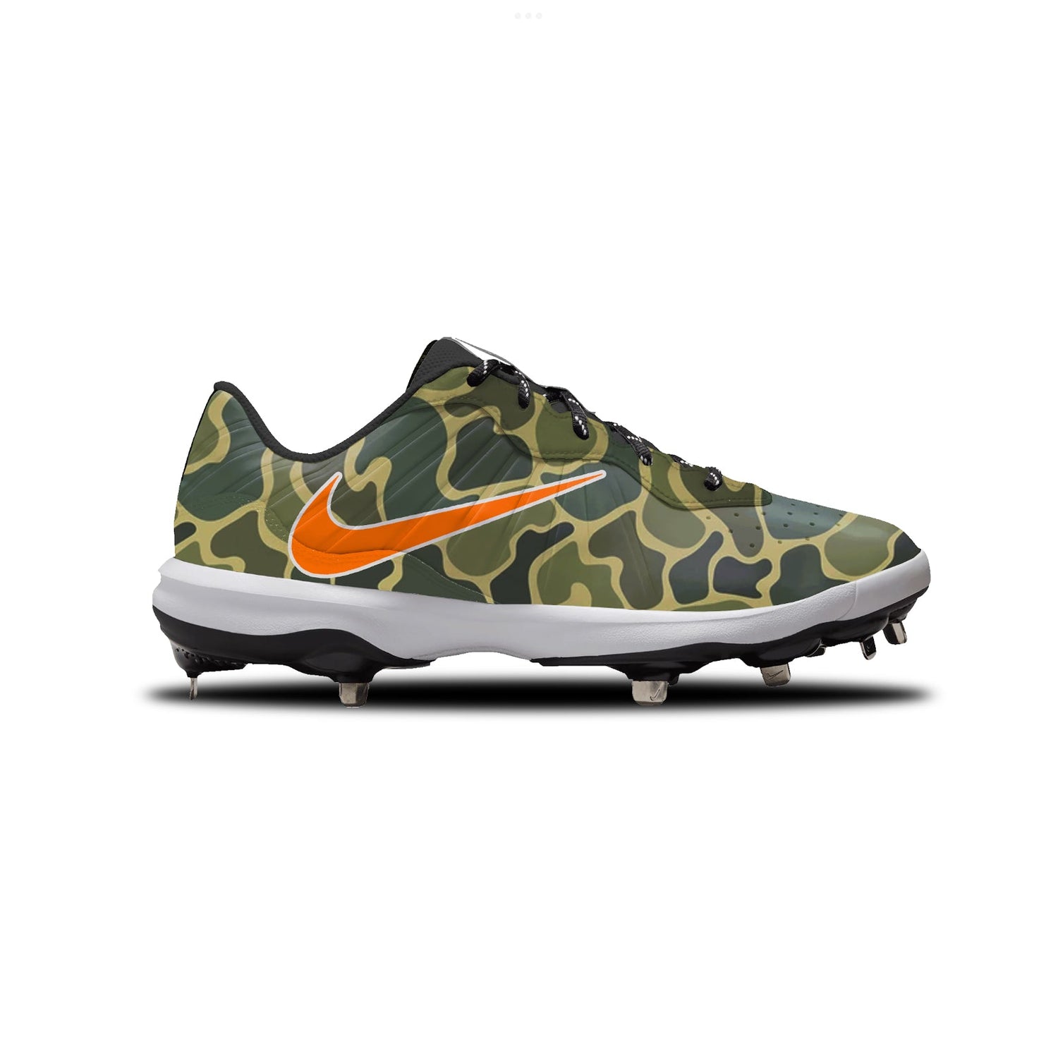 Hunt Camo Nike Alpha Huarache Varsity 4 Low Cleats