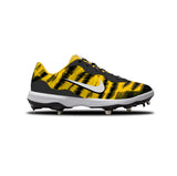 Tie Dye Nike Alpha Huarache Varsity 4 Low Cleats