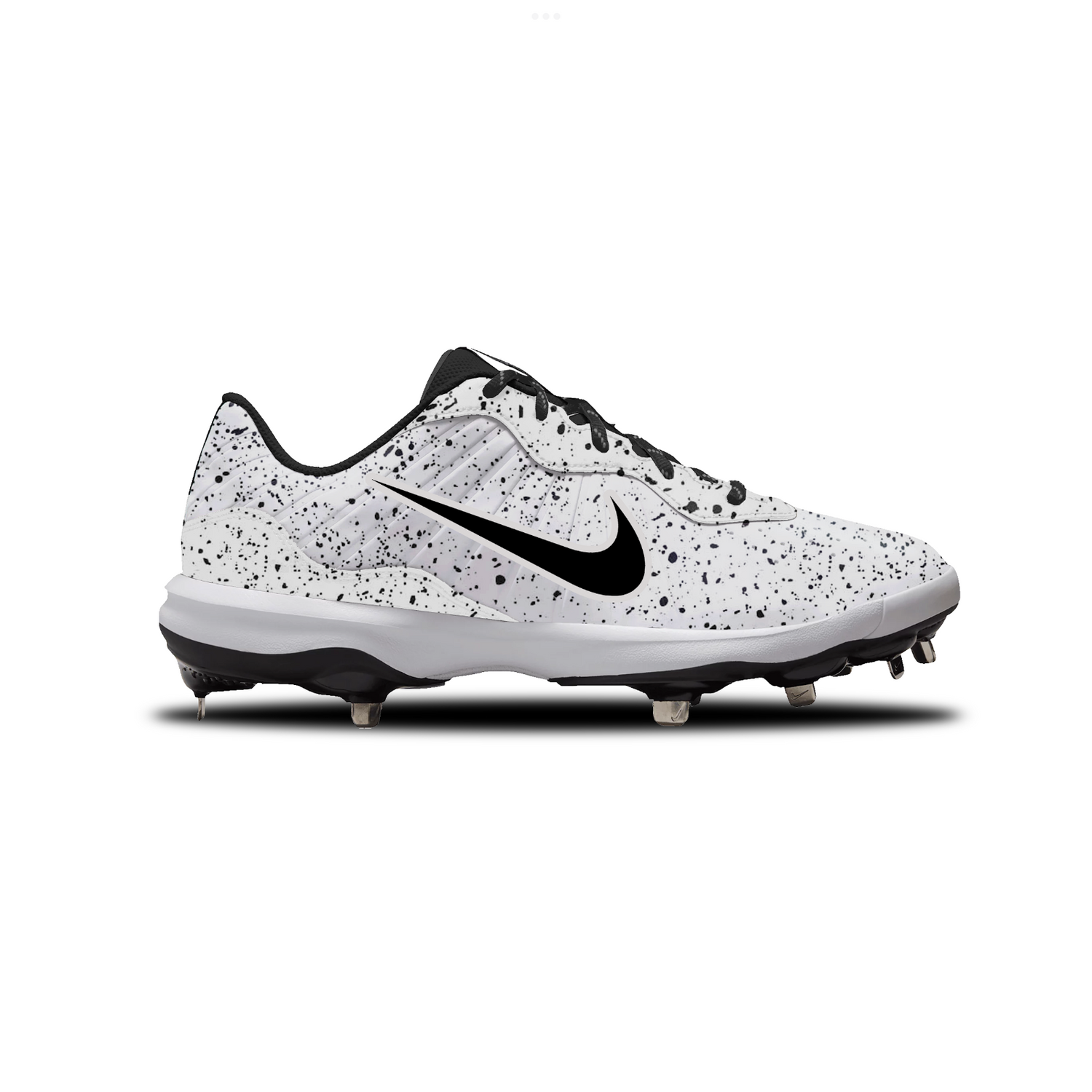 Speckled Nike Alpha Huarache Varsity 4 Low Cleats