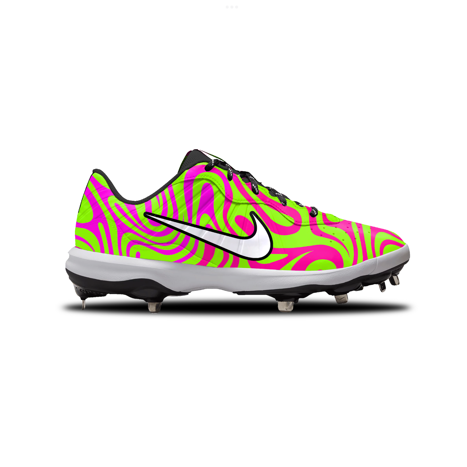 Psych Mag Nike Alpha Huarache Varsity 4 Low Cleats