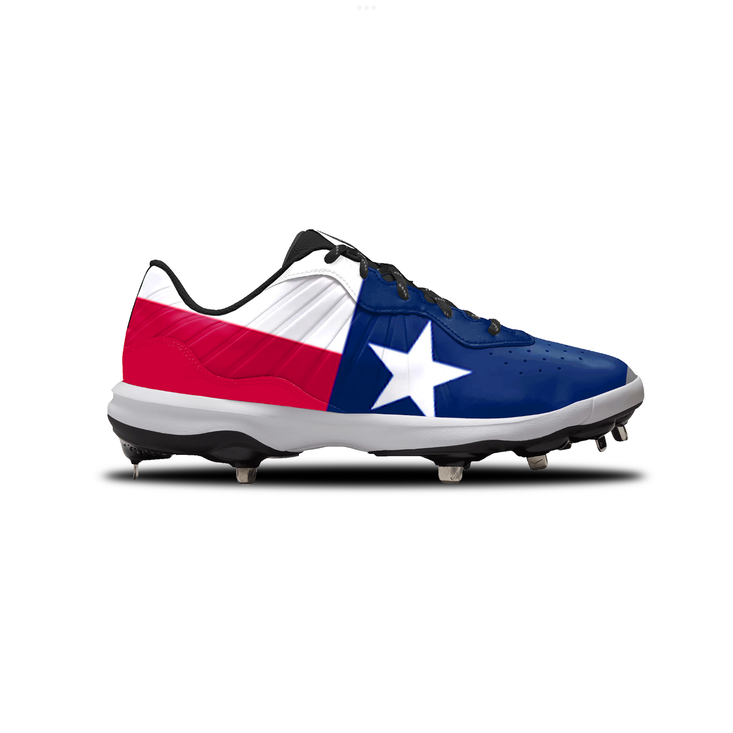 Texas Nike Alpha Huarache Varsity 4 Low Cleats