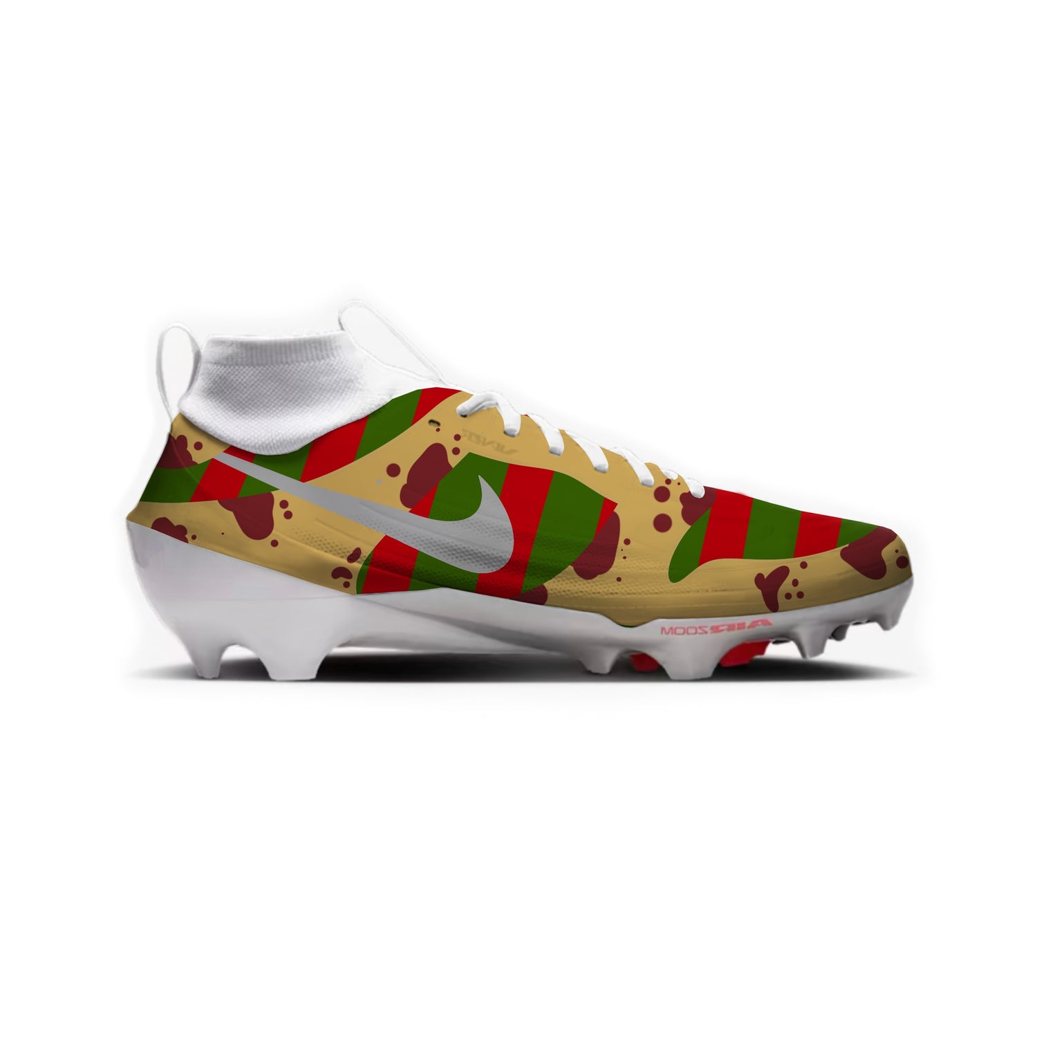 Fredy Krueger Dunk Nike Vapor Pro 1 Cleats