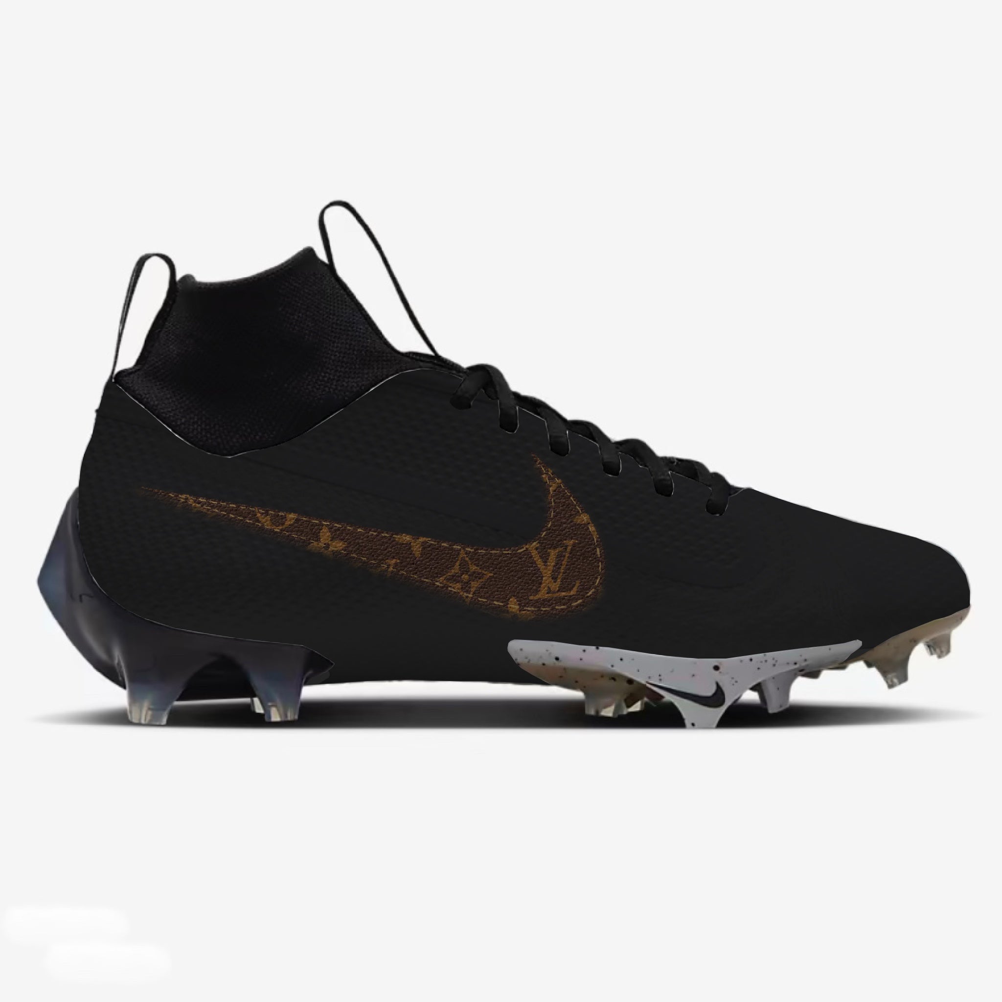 Gold and black nike football cleats best sale