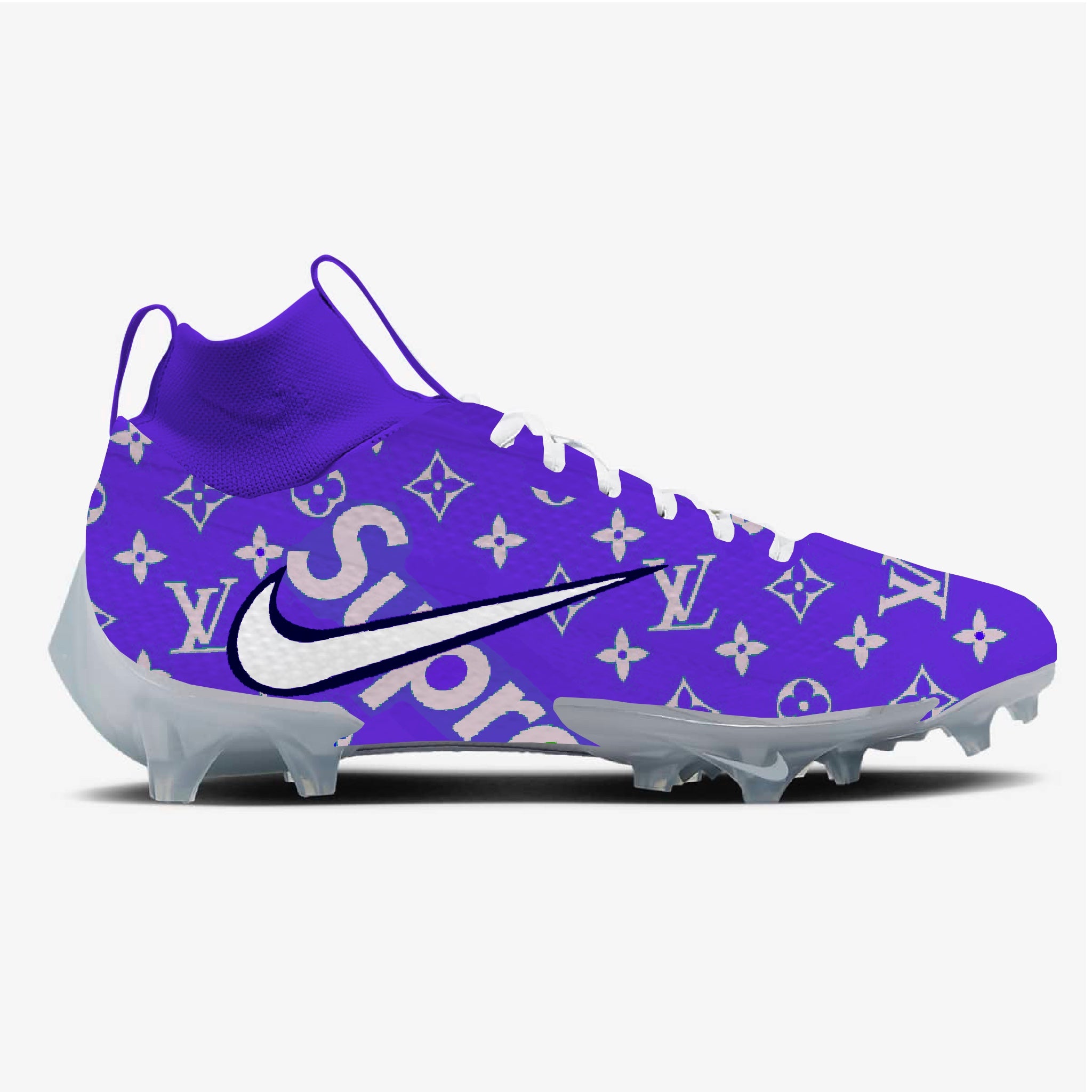 Nike purple football cleats hotsell