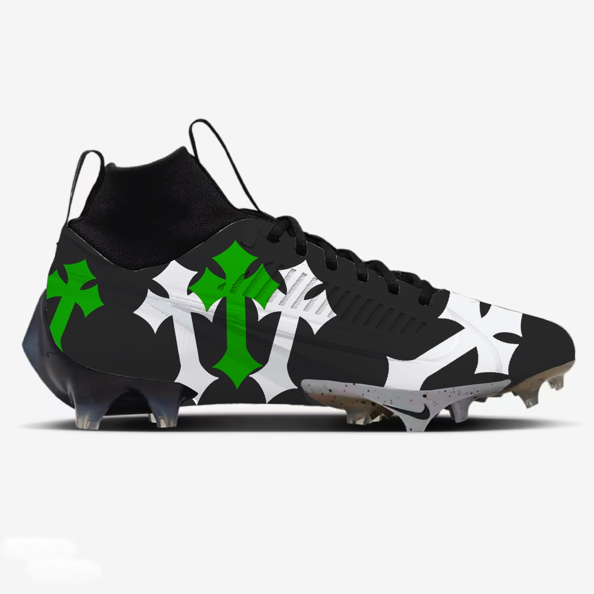 All black 'cleats football best sale