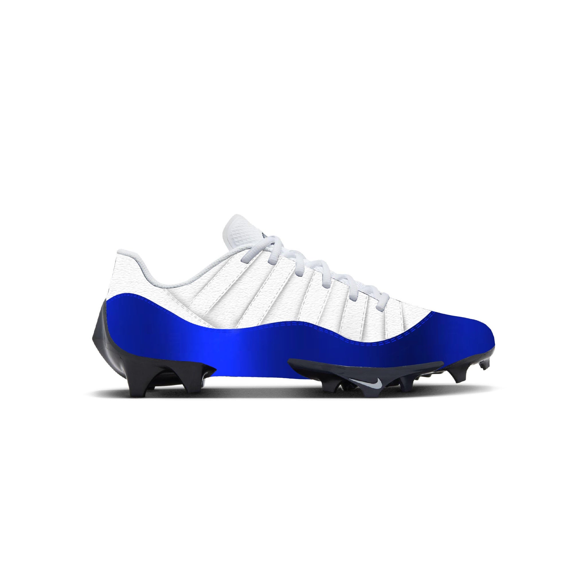 Blue jordan 11 cleats orders