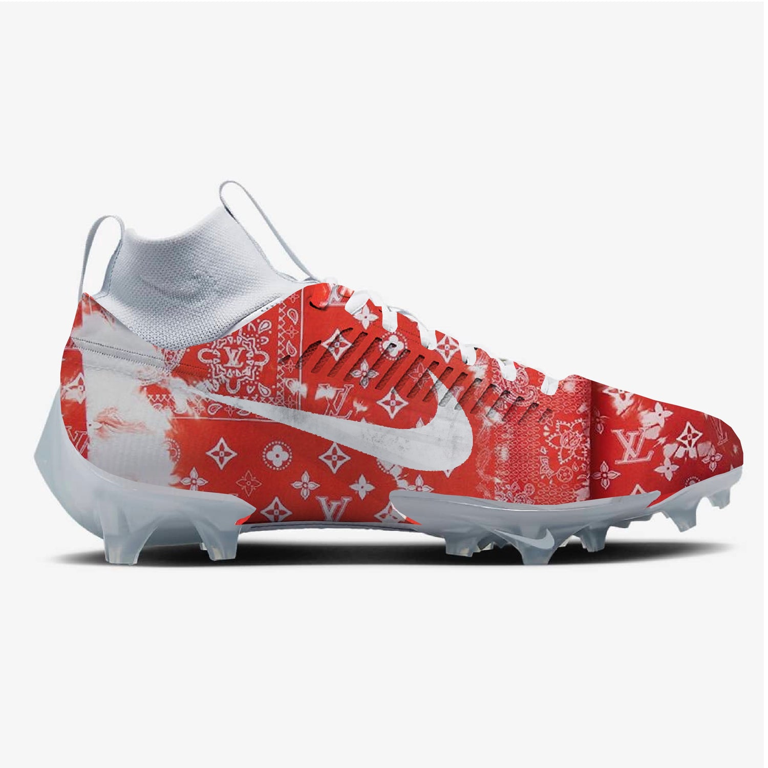 LV Bandanna Nike Football Cleats