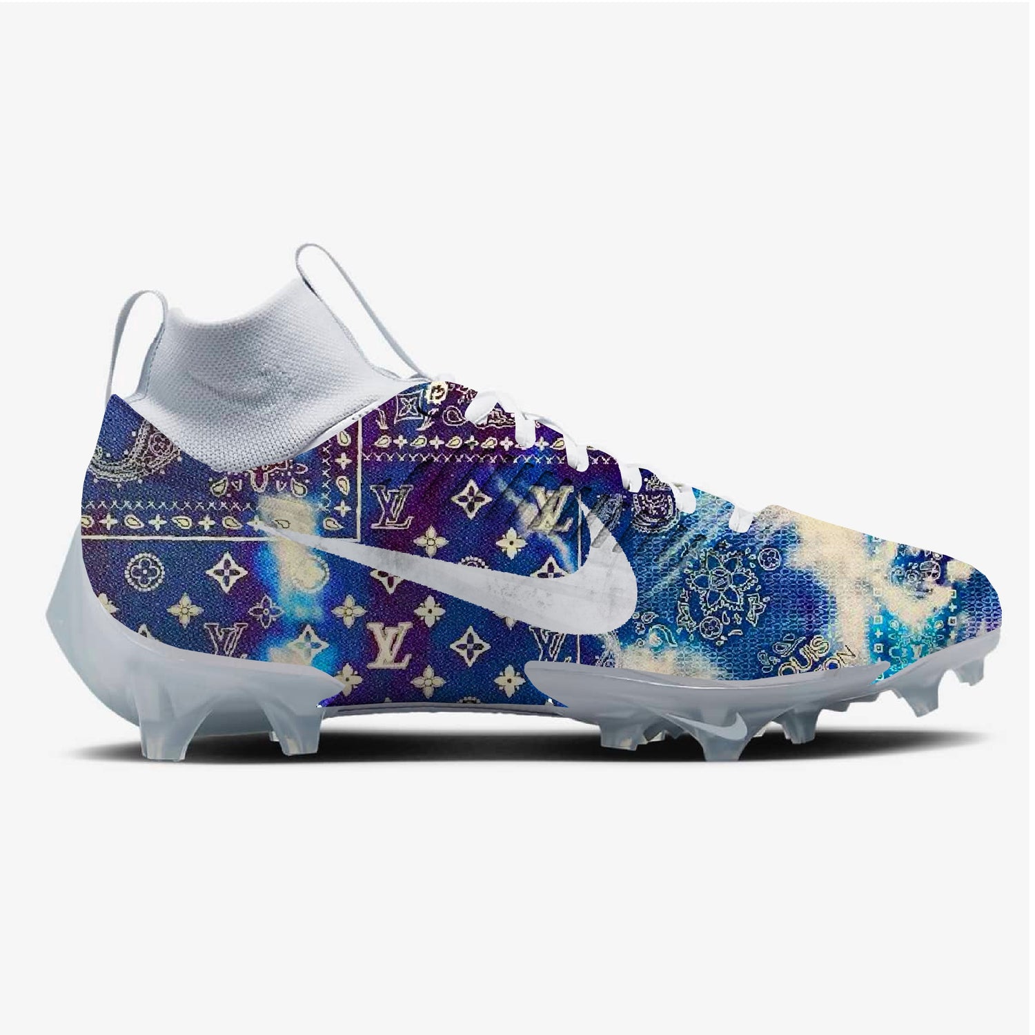 LV Bandanna Nike Football Cleats