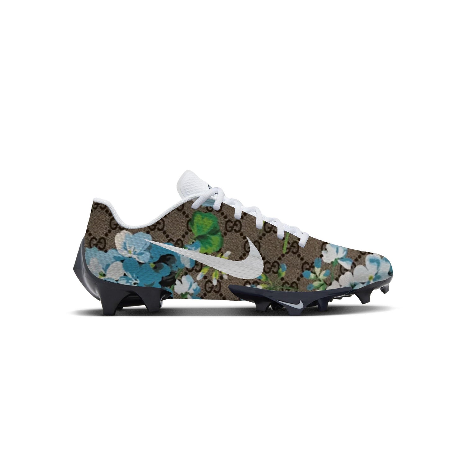 Floral Gucci Nike Football Cleats