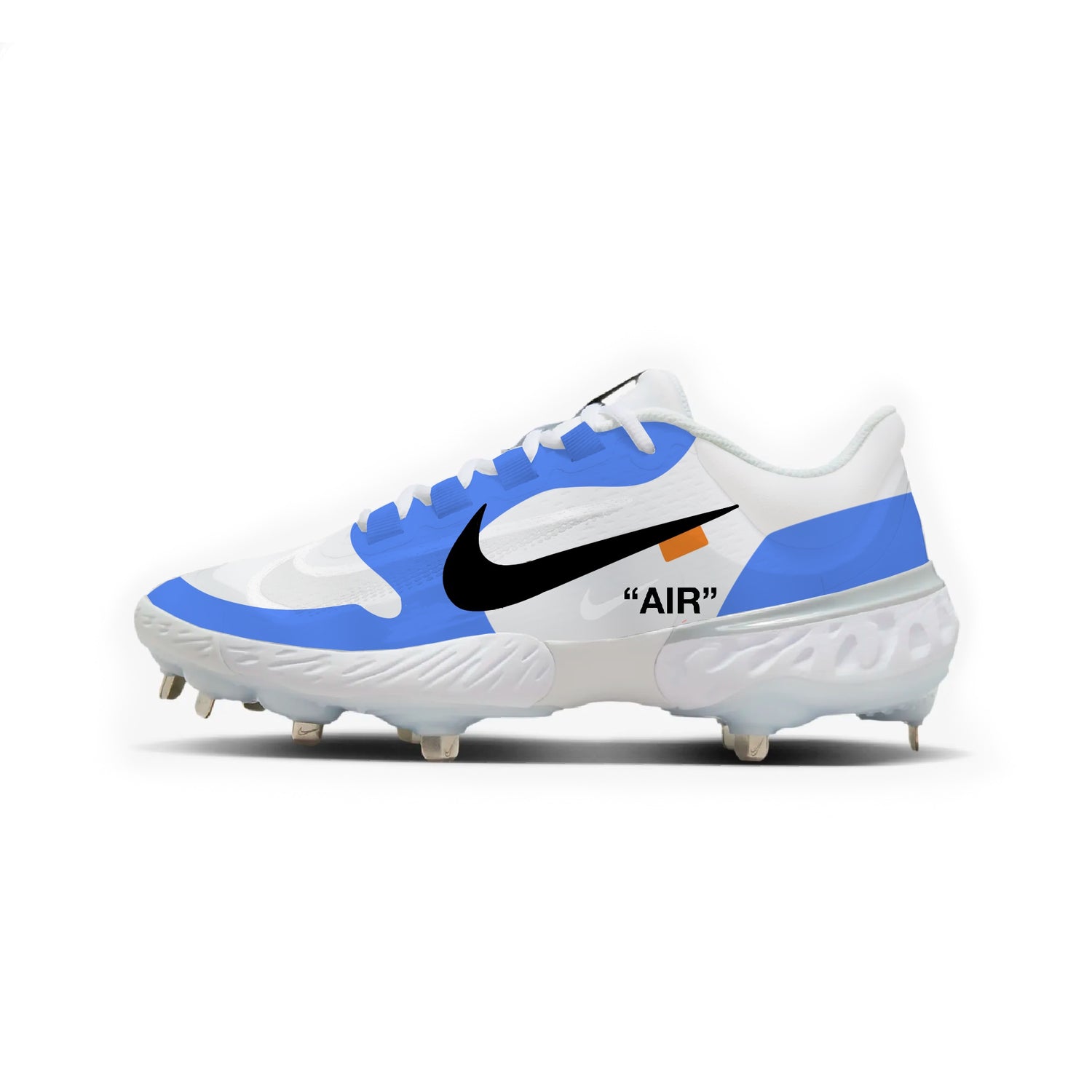 Nike Jordan 1 OFFWHITE Baseball Cleats