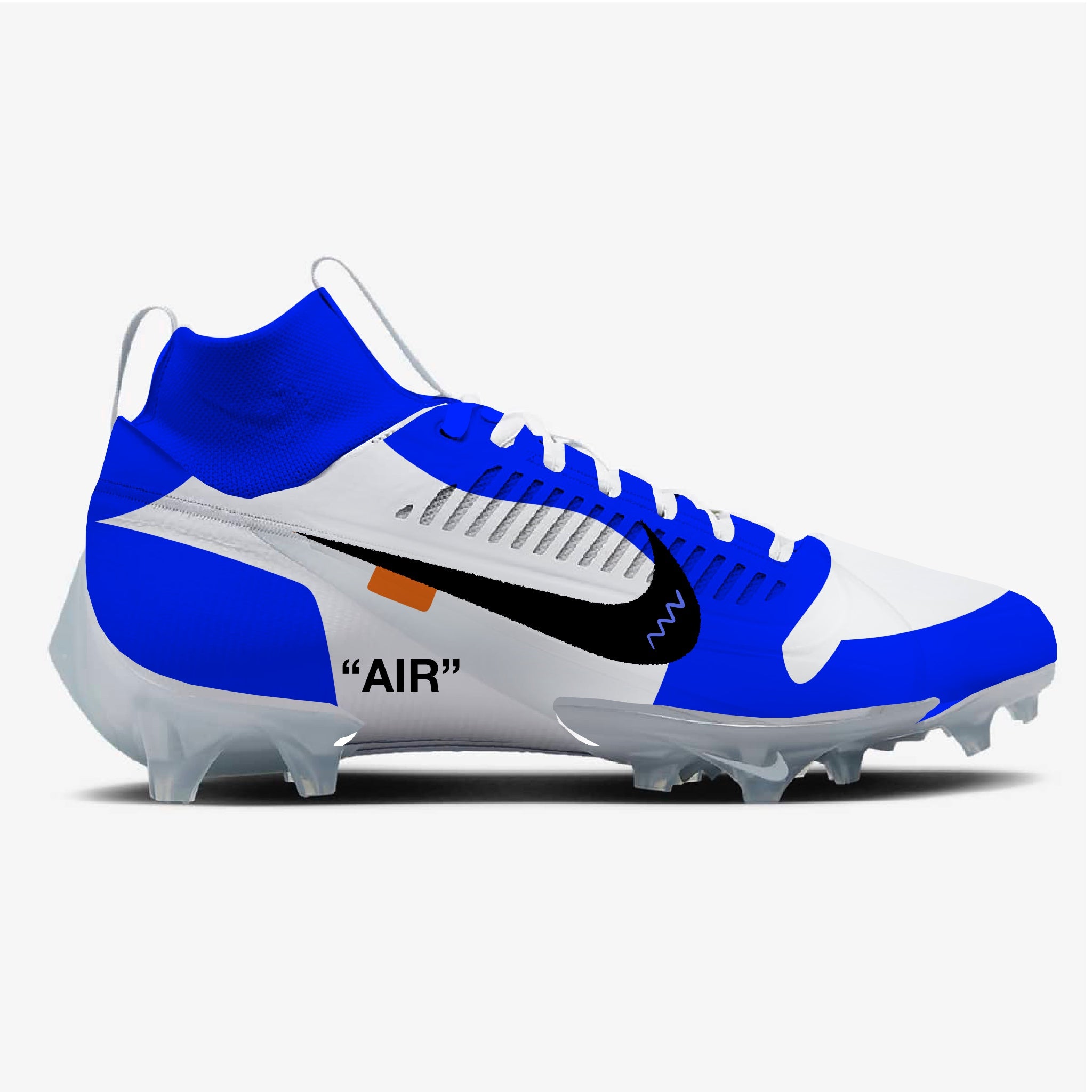 OFF WHITE J1 High Football Cleats Gridiron Cleats