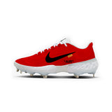 Color Rush OW Nike Alpha Huarache Elite 4 Low Cleats