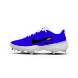 Color Rush OW Nike Alpha Huarache Elite 4 Low Cleats