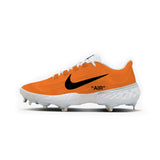 Color Rush OW Nike Alpha Huarache Elite 4 Low Cleats