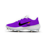 Color Rush OW Nike Alpha Huarache Elite 4 Low Cleats