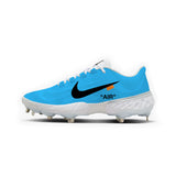 Color Rush OW Nike Alpha Huarache Elite 4 Low Cleats